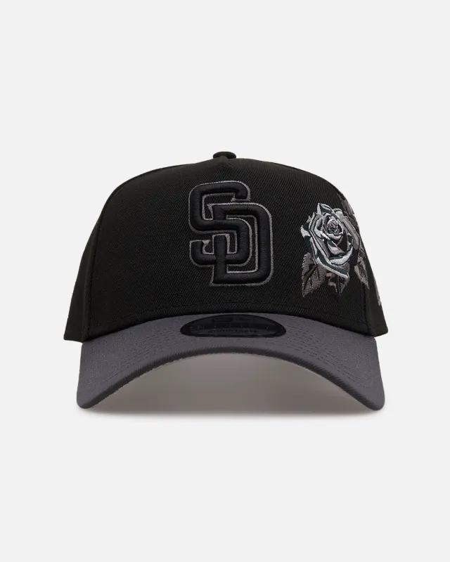 New Era San Diego Padres 'Stealth Roses' 9FORTY A-Frame Snapback Black made by New Era