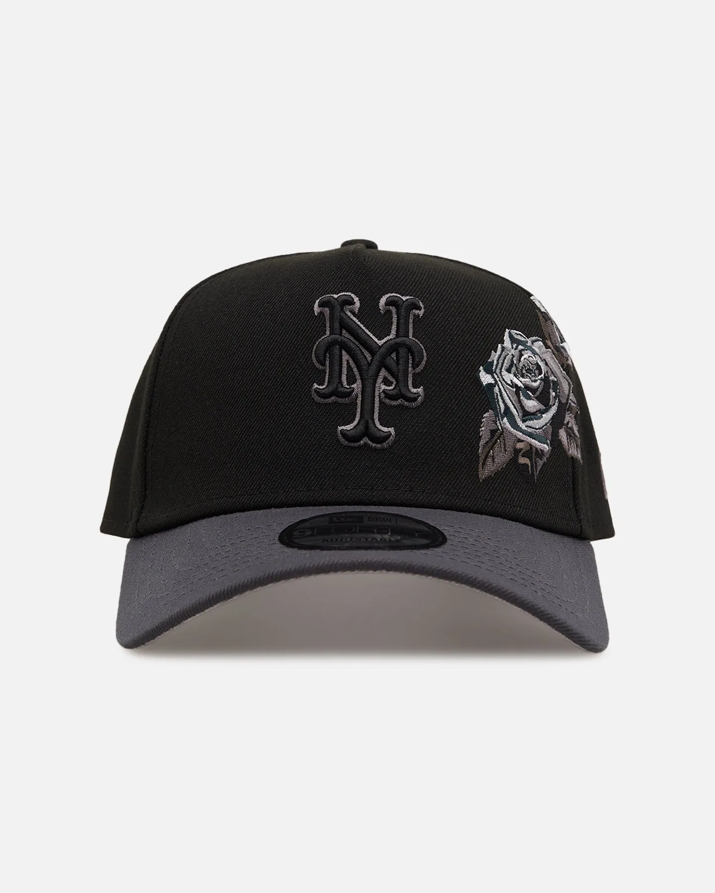 New Era New York Mets 'Stealth Roses' 9FORTY A-Frame Snapback Black sold by Culture Kings