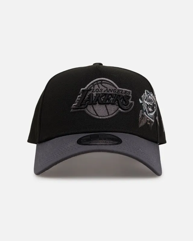 New Era Los Angeles Lakers 'Stealth Roses' 9FORTY A-Frame Snapback Black made by New Era