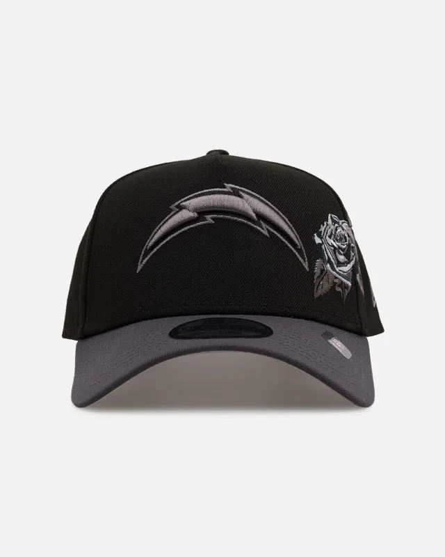 New Era Los Angeles Chargers 'Stealth Roses' 9FORTY A-Frame Snapback Black made by New Era