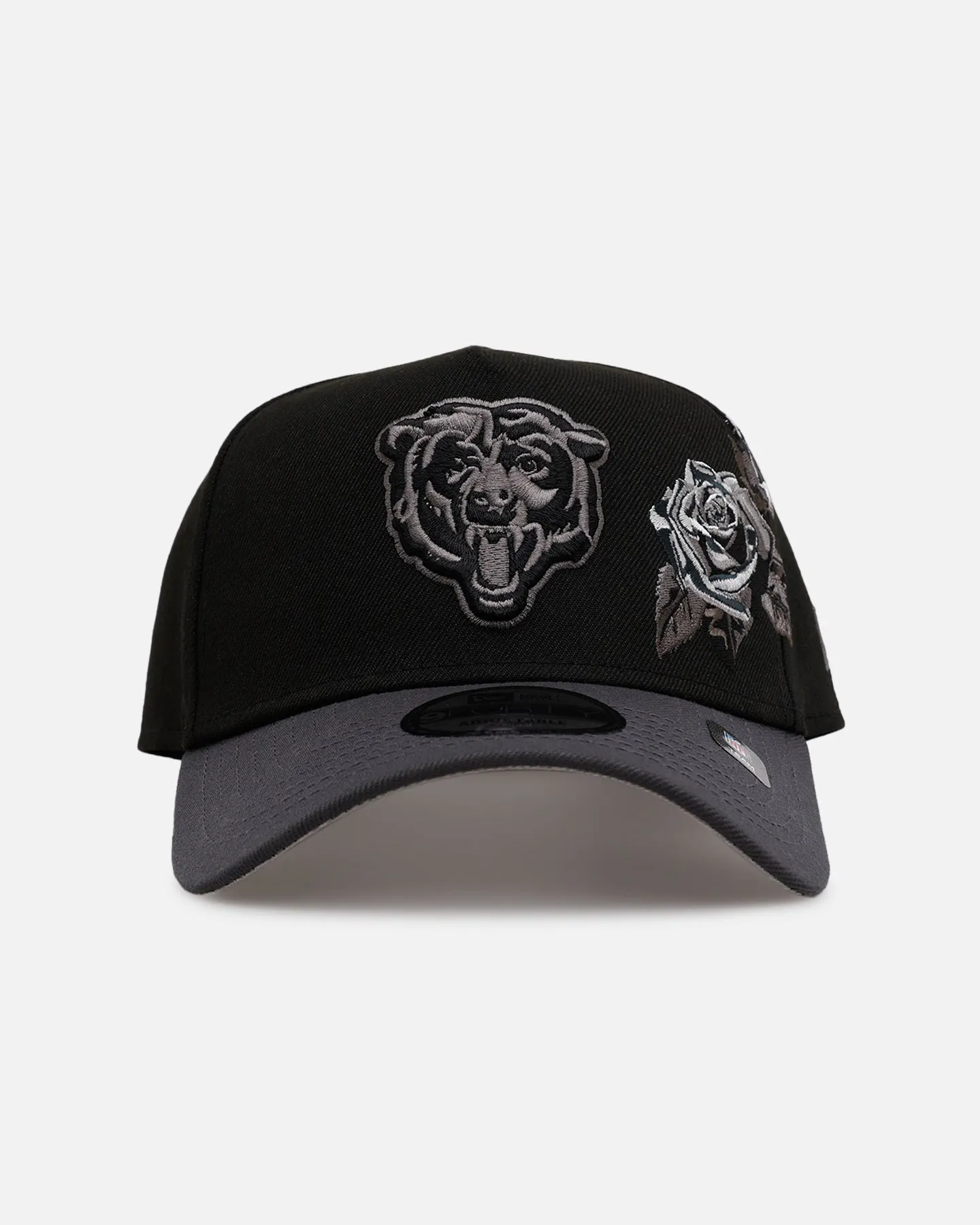 New Era Chicago Bears 'Stealth Roses' 9FORTY A-Frame Snapback Black sold by Culture Kings