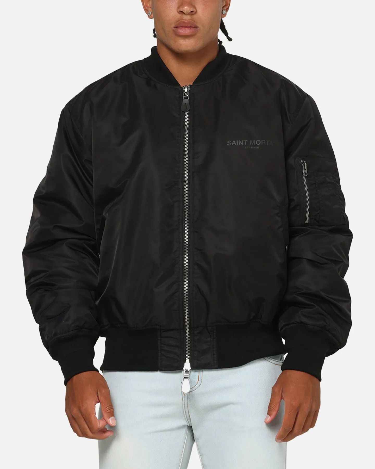 Saint Morta Dominion Bomber Black sold by Culture Kings