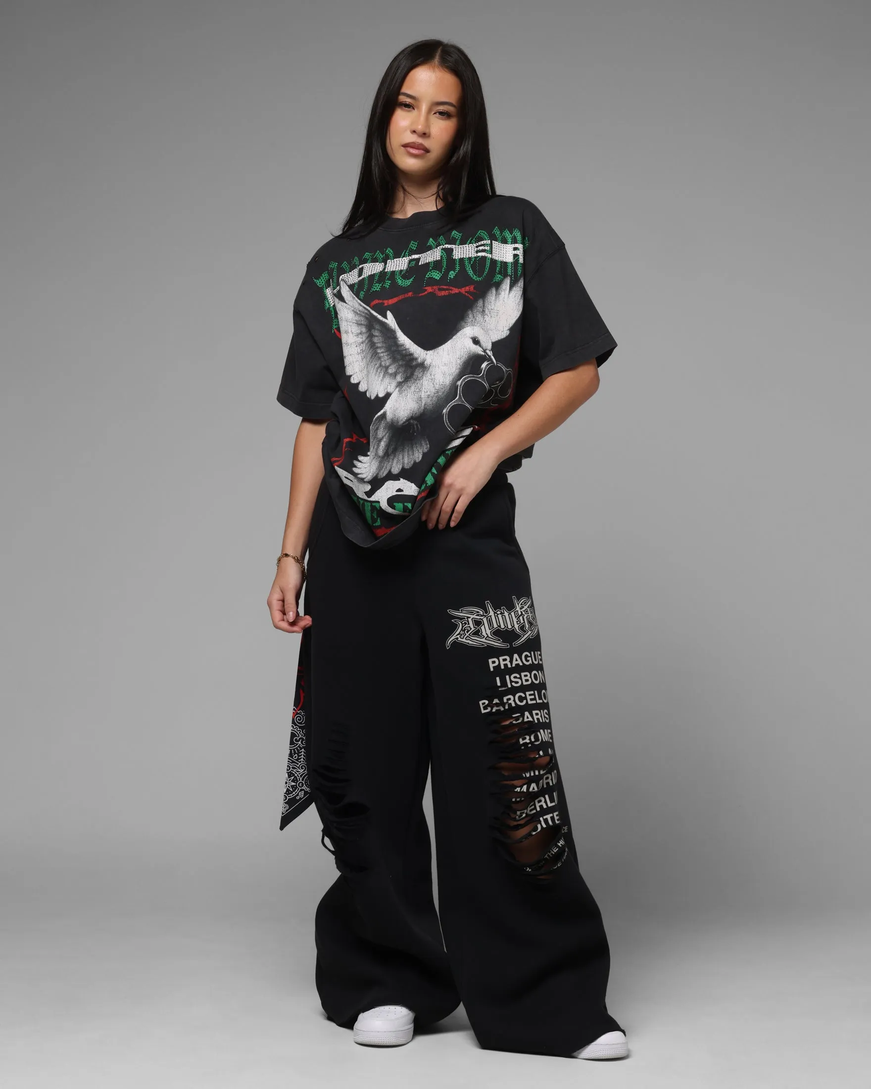 Loiter Freedom Vintage T-Shirt Black sold by Culture Kings product image thumbnail 3