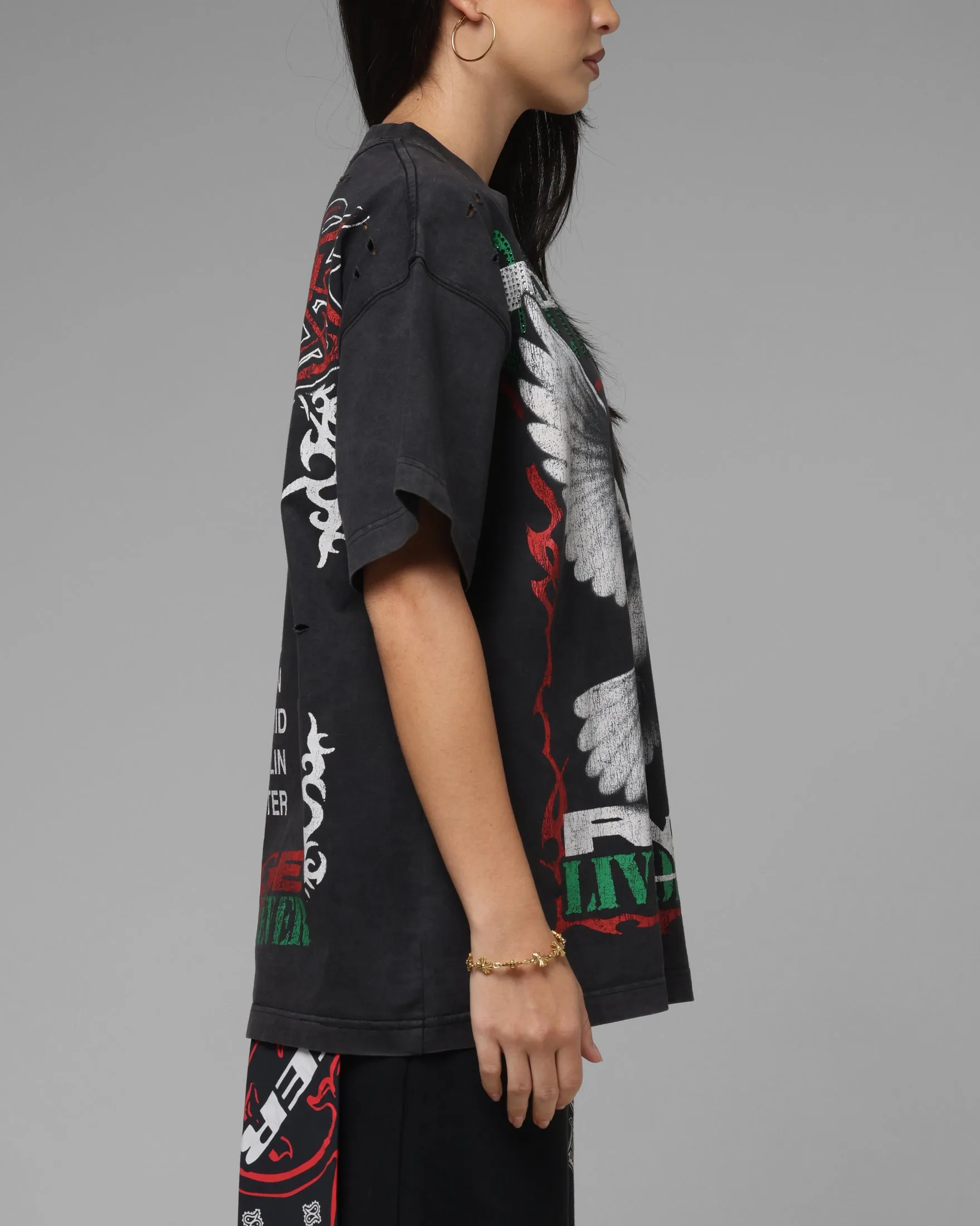 Loiter Freedom Vintage T-Shirt Black sold by Culture Kings product image thumbnail 5