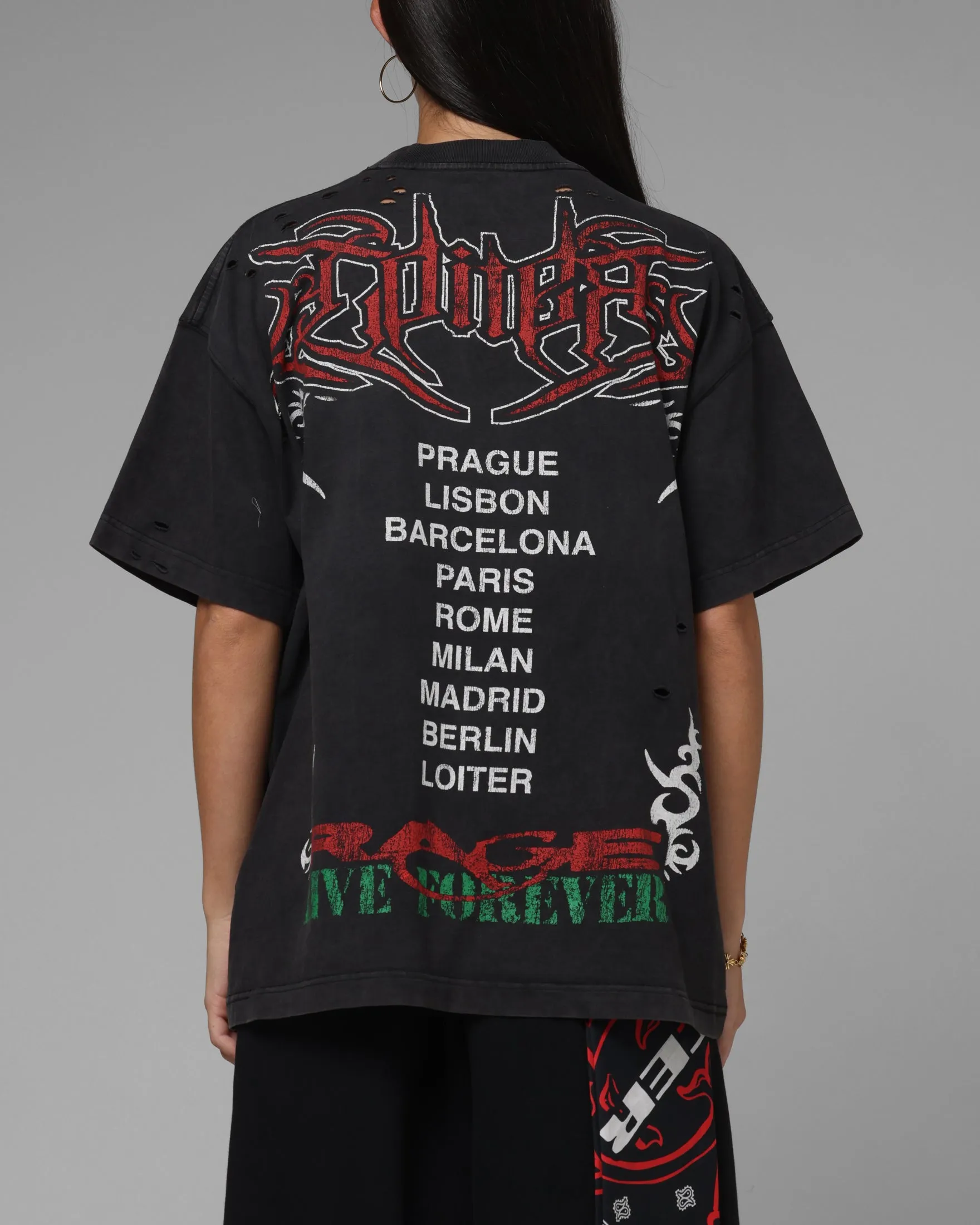 Loiter Freedom Vintage T-Shirt Black sold by Culture Kings product image thumbnail 2