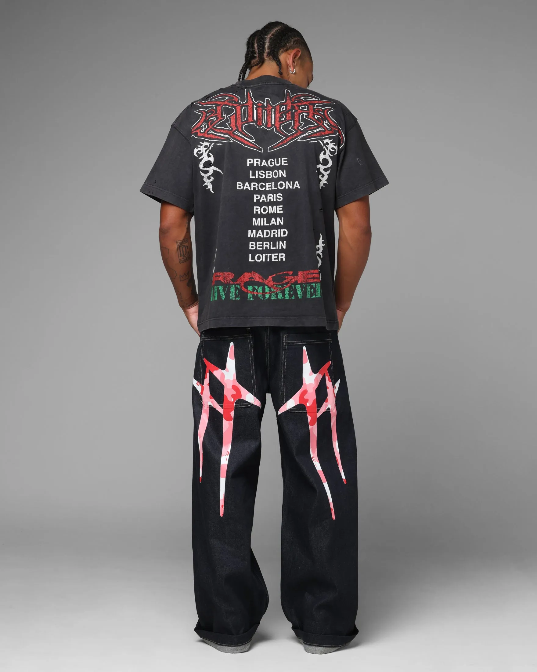 Loiter Freedom Vintage T-Shirt Black sold by Culture Kings product image thumbnail 4