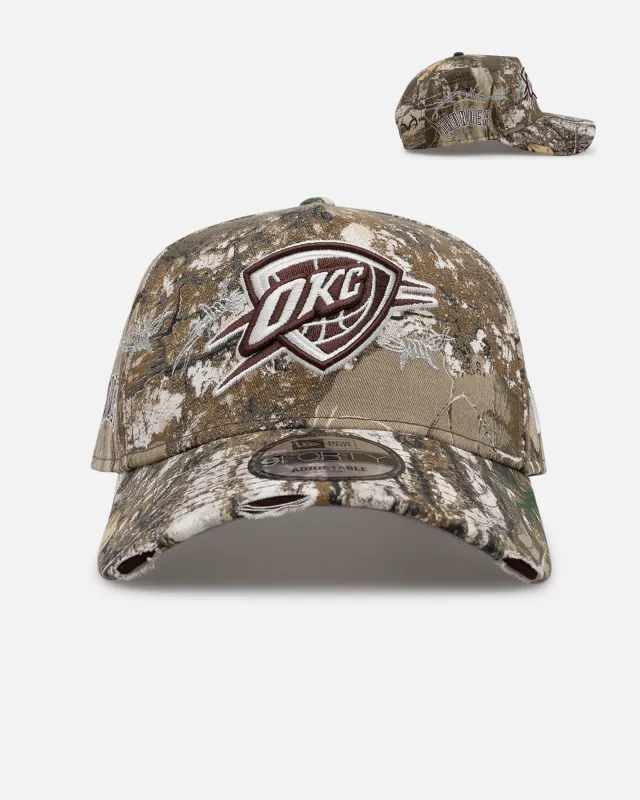 New Era Oklahoma City Thunder 'Realtree Grit 3.0' 9FORTY A-Frame Snapback Realtree Edge made by New Era