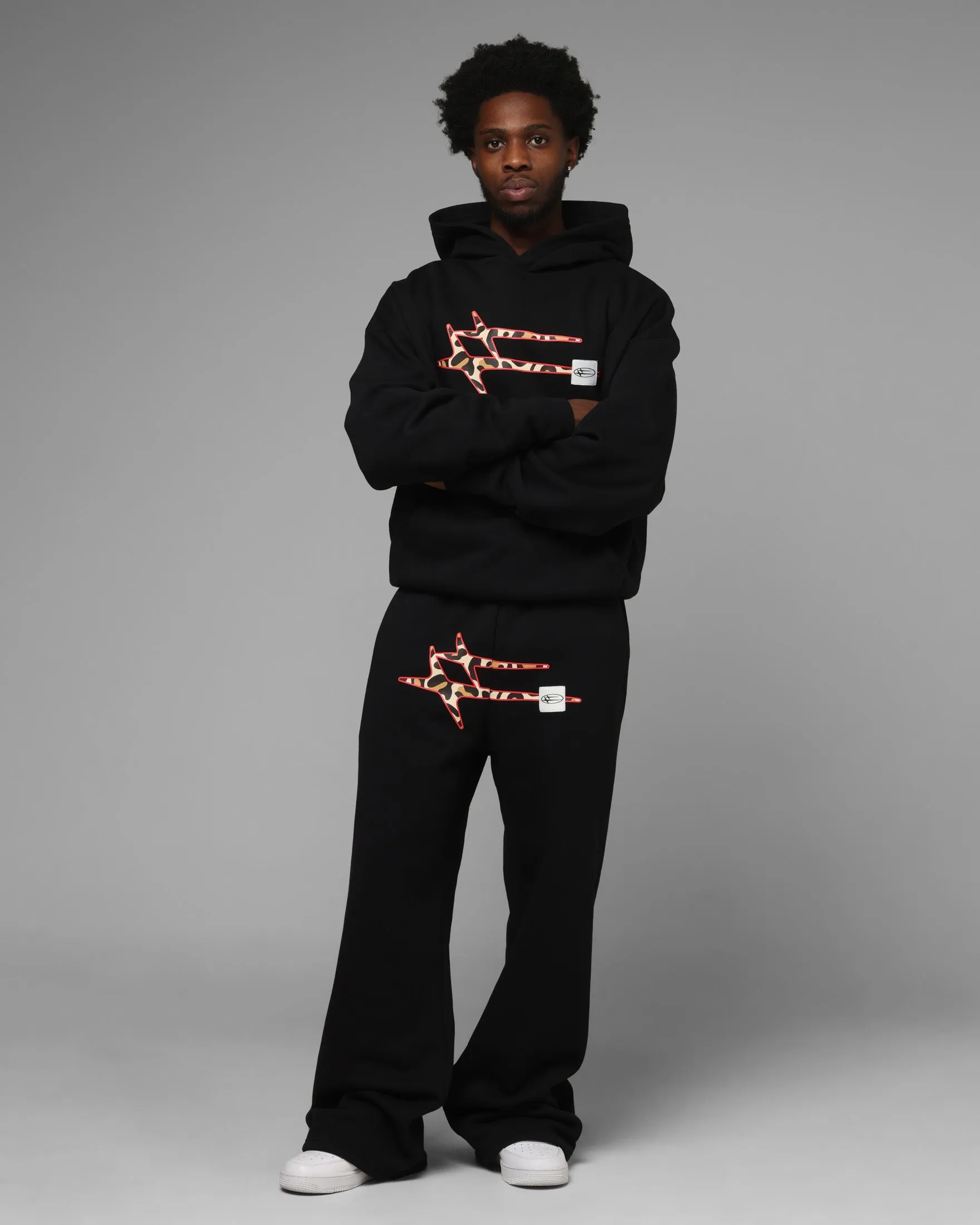 Loiter Hybrid Premium Hoodie Black/Leopard sold by Culture Kings product image thumbnail 2