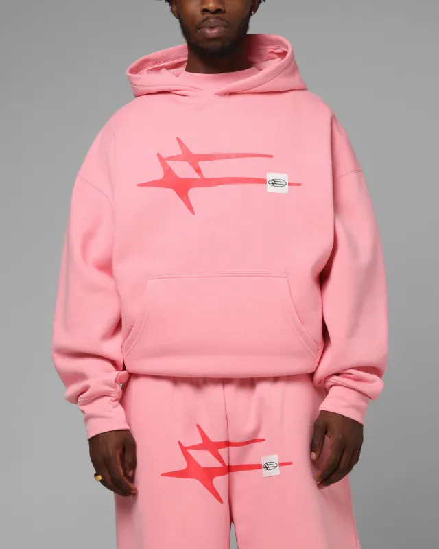 Loiter Hybrid Premium Hoodie Pink made by Culture Kings