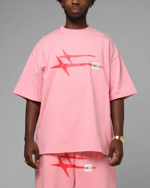 Loiter Hybrid Premium T-Shirt Pink sold by Culture Kings