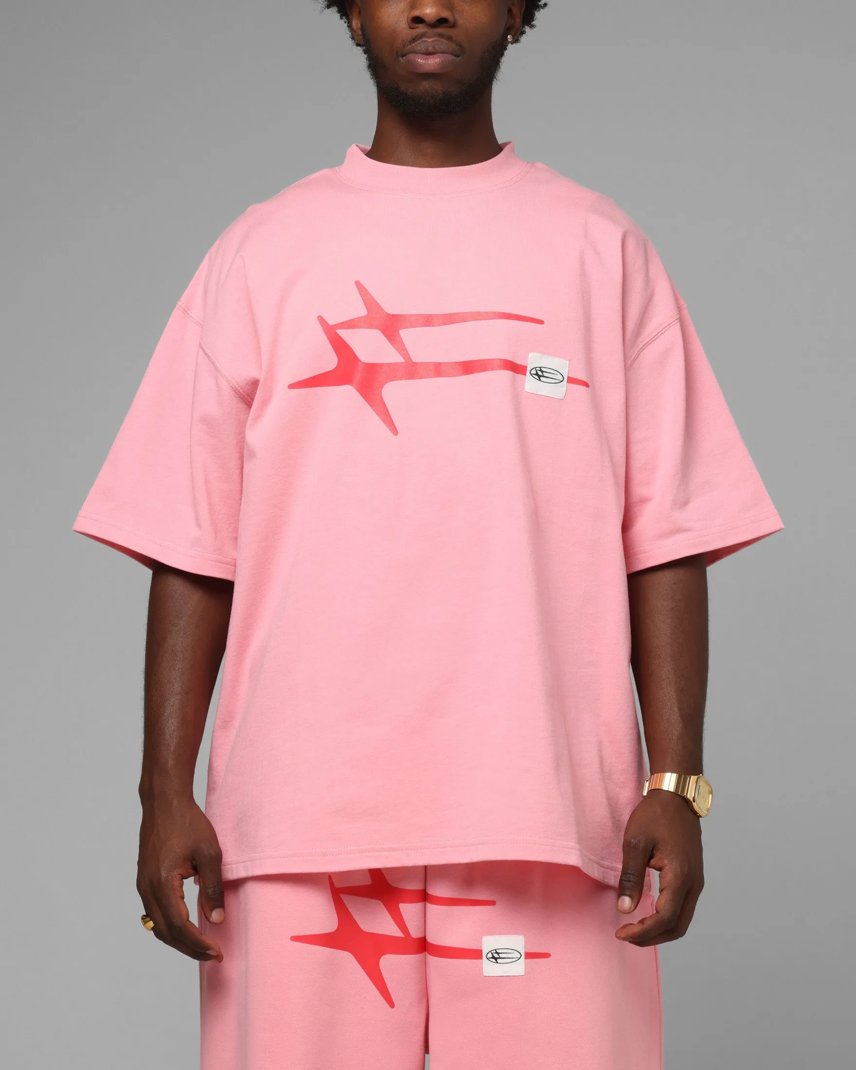 Loiter Hybrid Premium T-Shirt Pink sold by Culture Kings