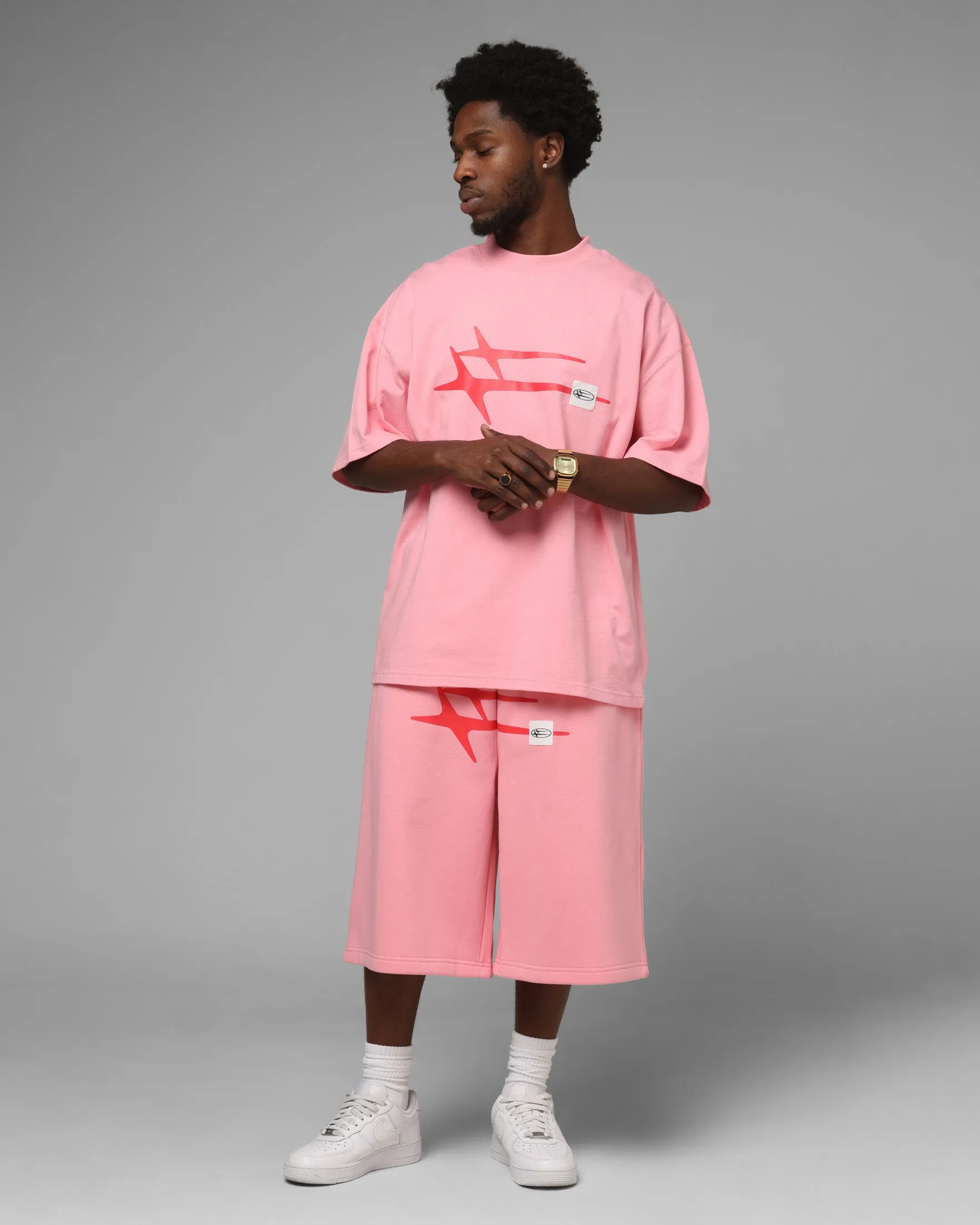 Loiter Hybrid Premium T-Shirt Pink sold by Culture Kings product image thumbnail 2