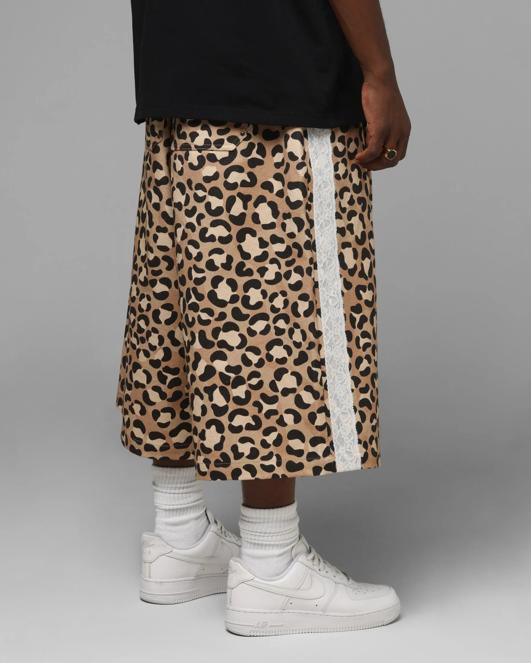 Loiter Lace Jorts Leopard sold by Culture Kings product image thumbnail 5