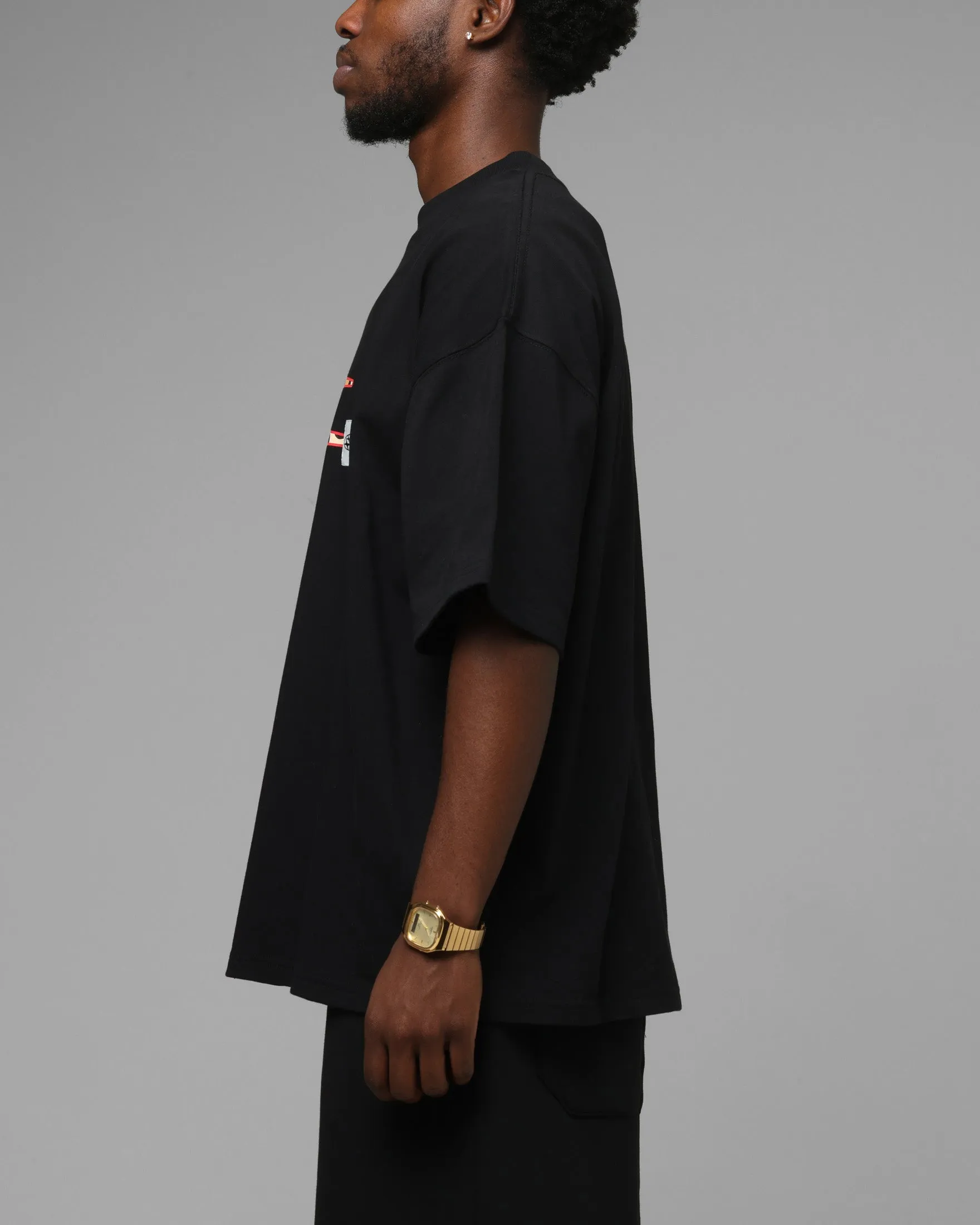 Loiter Hybrid Premium T-Shirt Black/Leopard sold by Culture Kings product image thumbnail 5