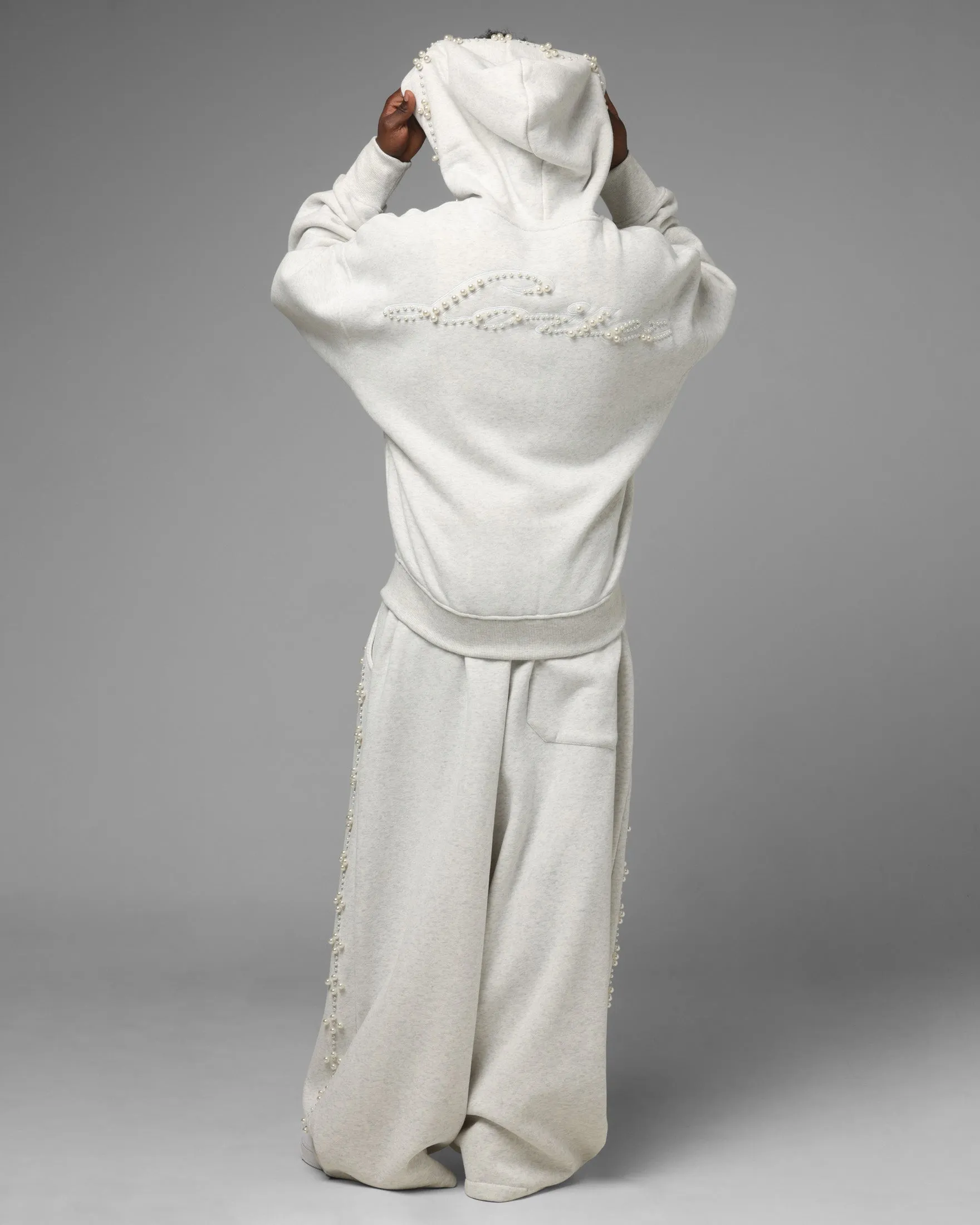 Loiter Pearl Zip Hoodie Off White sold by Culture Kings product image thumbnail 4