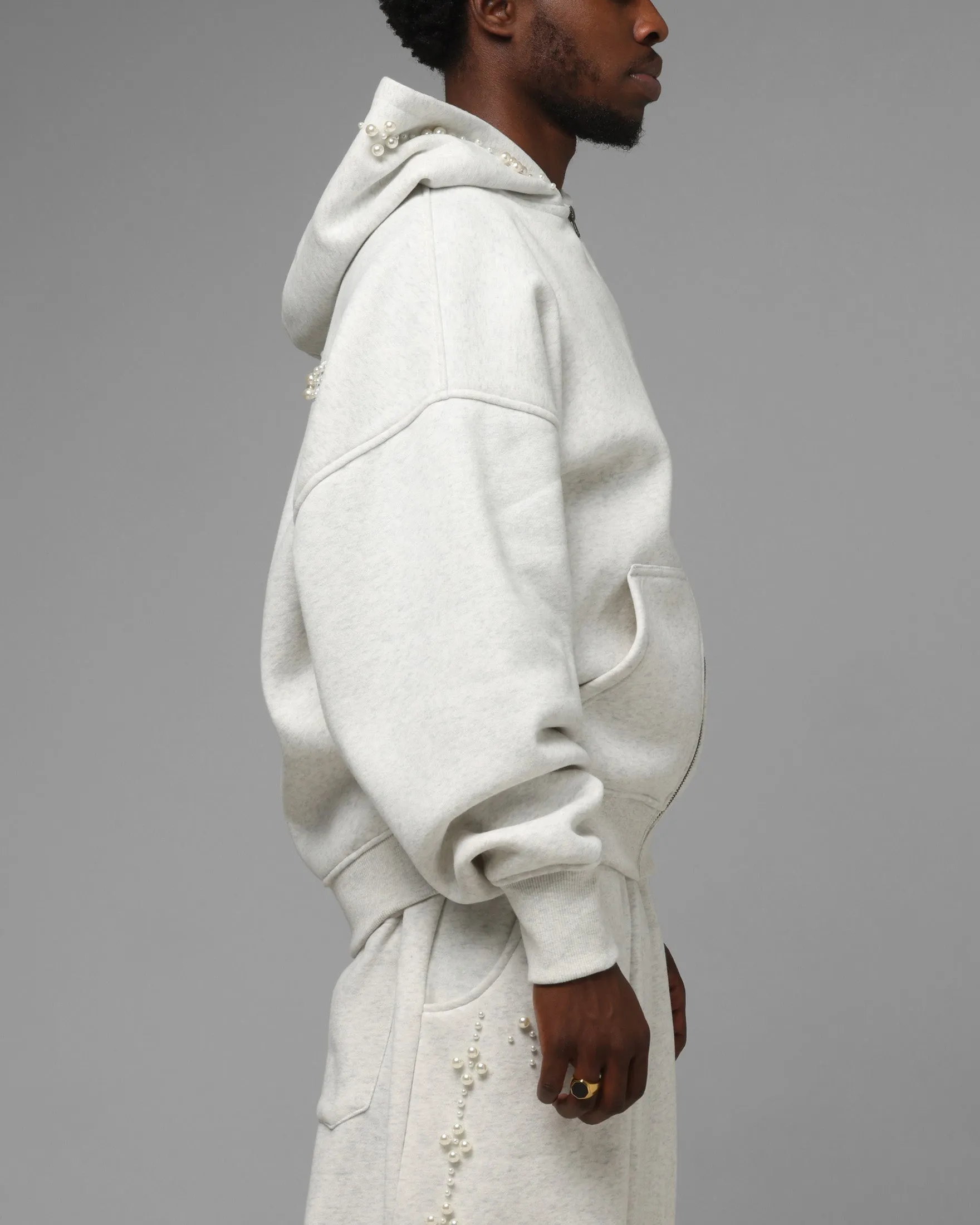 Loiter Pearl Zip Hoodie Off White sold by Culture Kings product image thumbnail 5