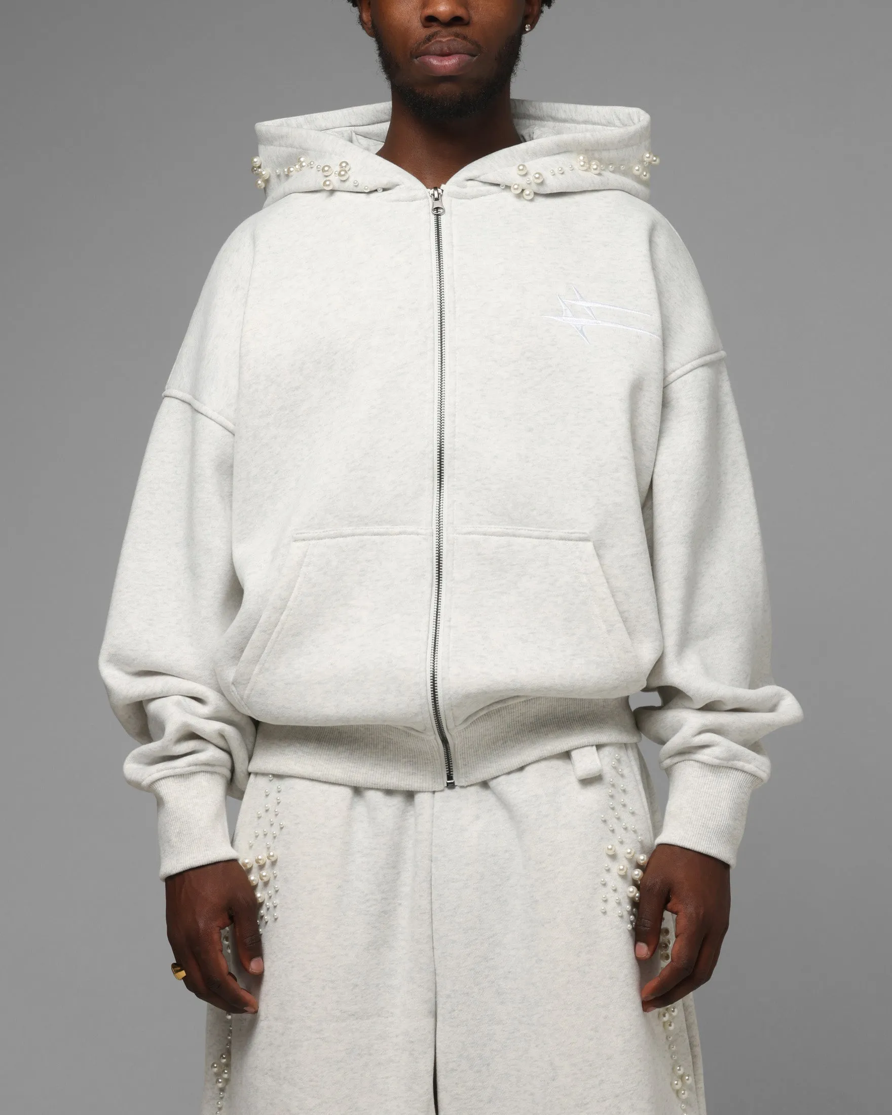 Loiter Pearl Zip Hoodie Off White sold by Culture Kings product image thumbnail 2