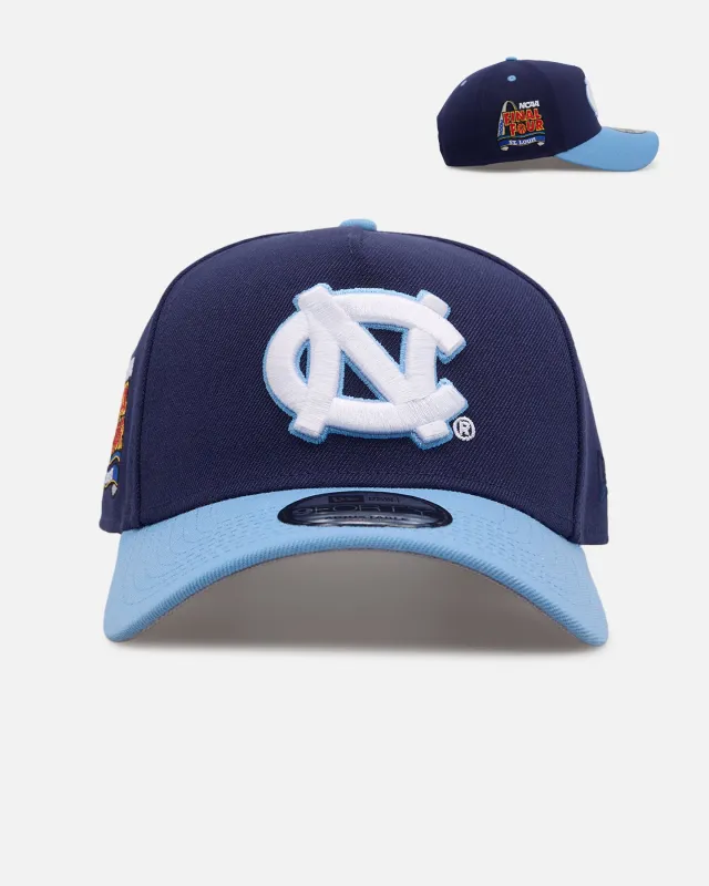 New Era North Carolina Tar Heels 'Retro Final Four' 9FORTY A-Frame Snapback Official Team Color sold by Culture Kings