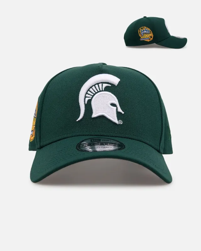 New Era Michigan State Spartans 'Retro Final Four' 9FORTY A-Frame Snapback Official Team Color sold by Culture Kings