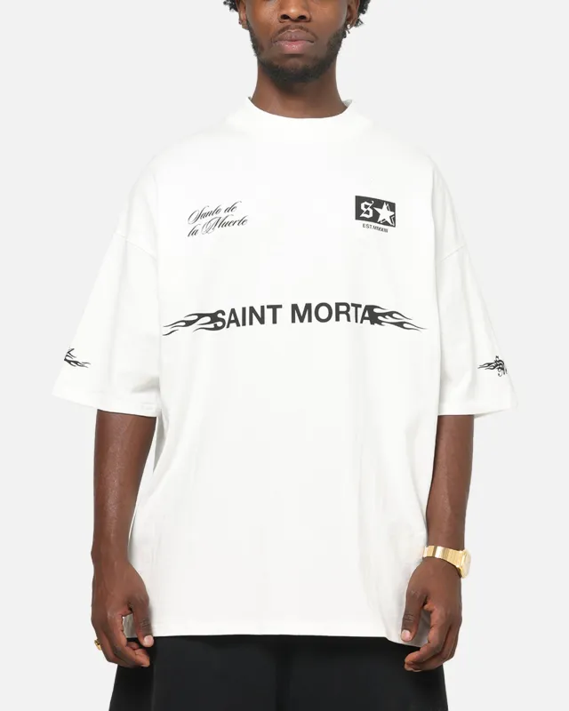 Saint Morta Speed Racing Boxy T-Shirt Off White sold by Culture Kings