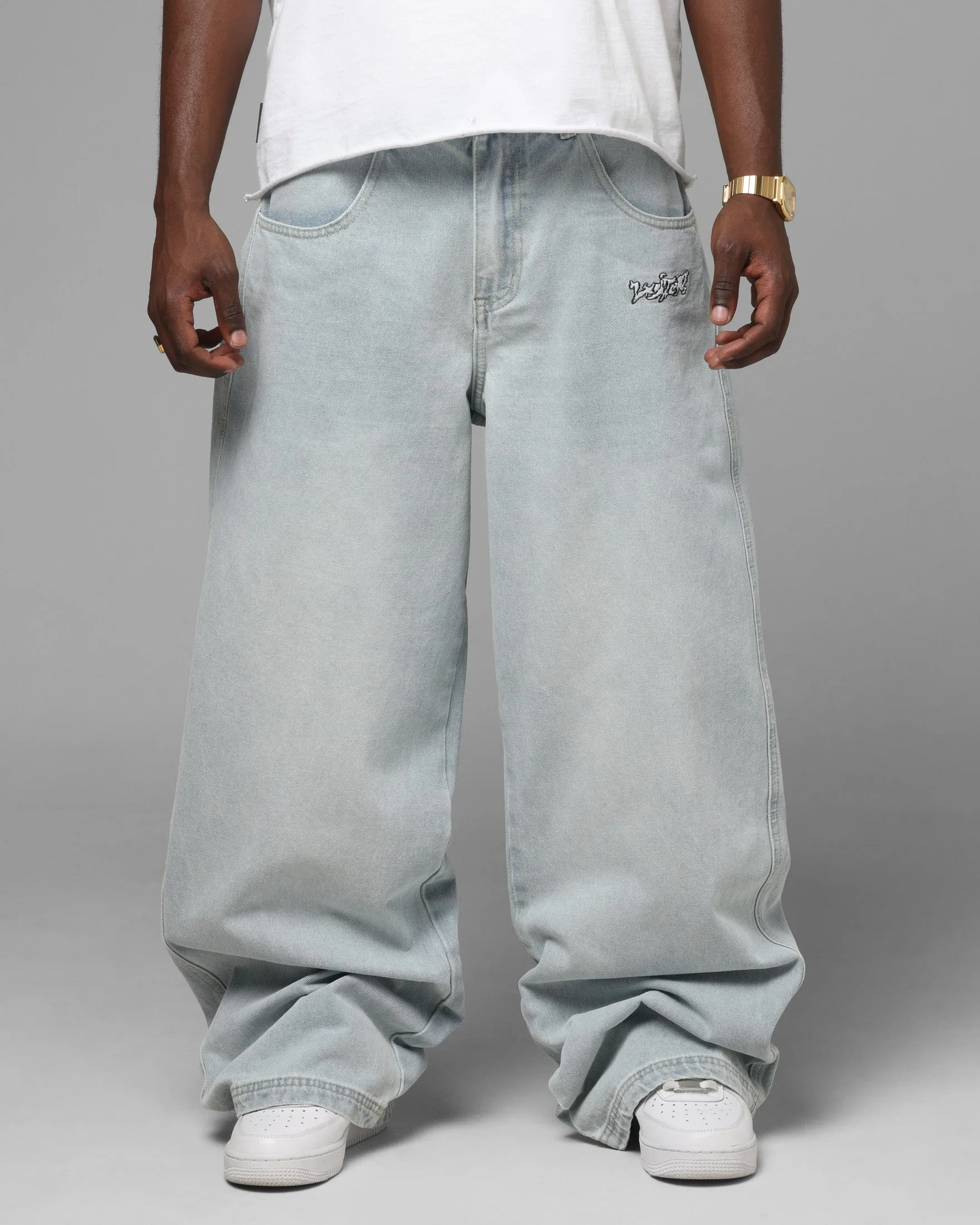 Loiter Star Born Jeans Bleached Blue sold by Culture Kings product image thumbnail 4