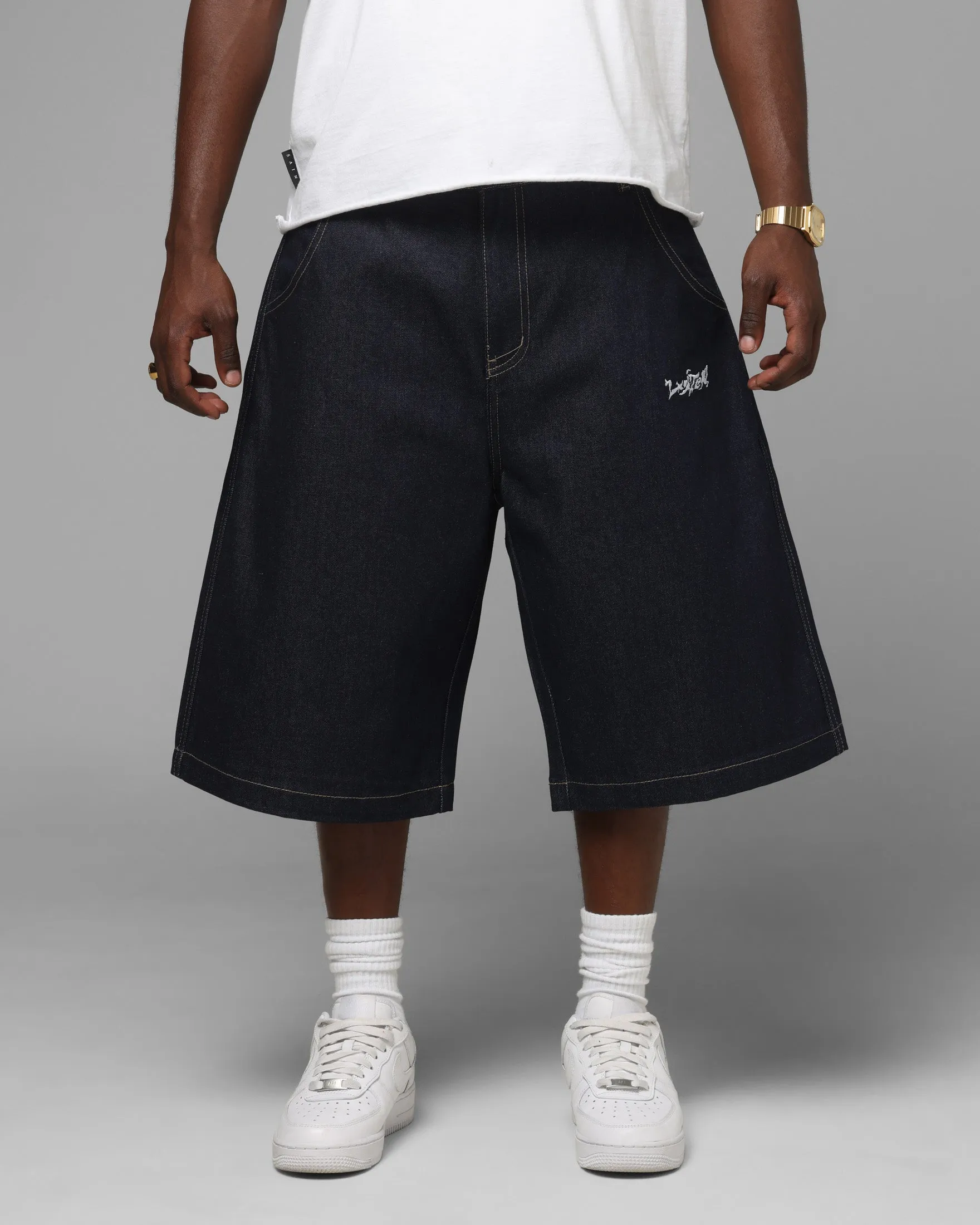 Loiter Star Born Jorts Raw Indigo sold by Culture Kings product image thumbnail 5