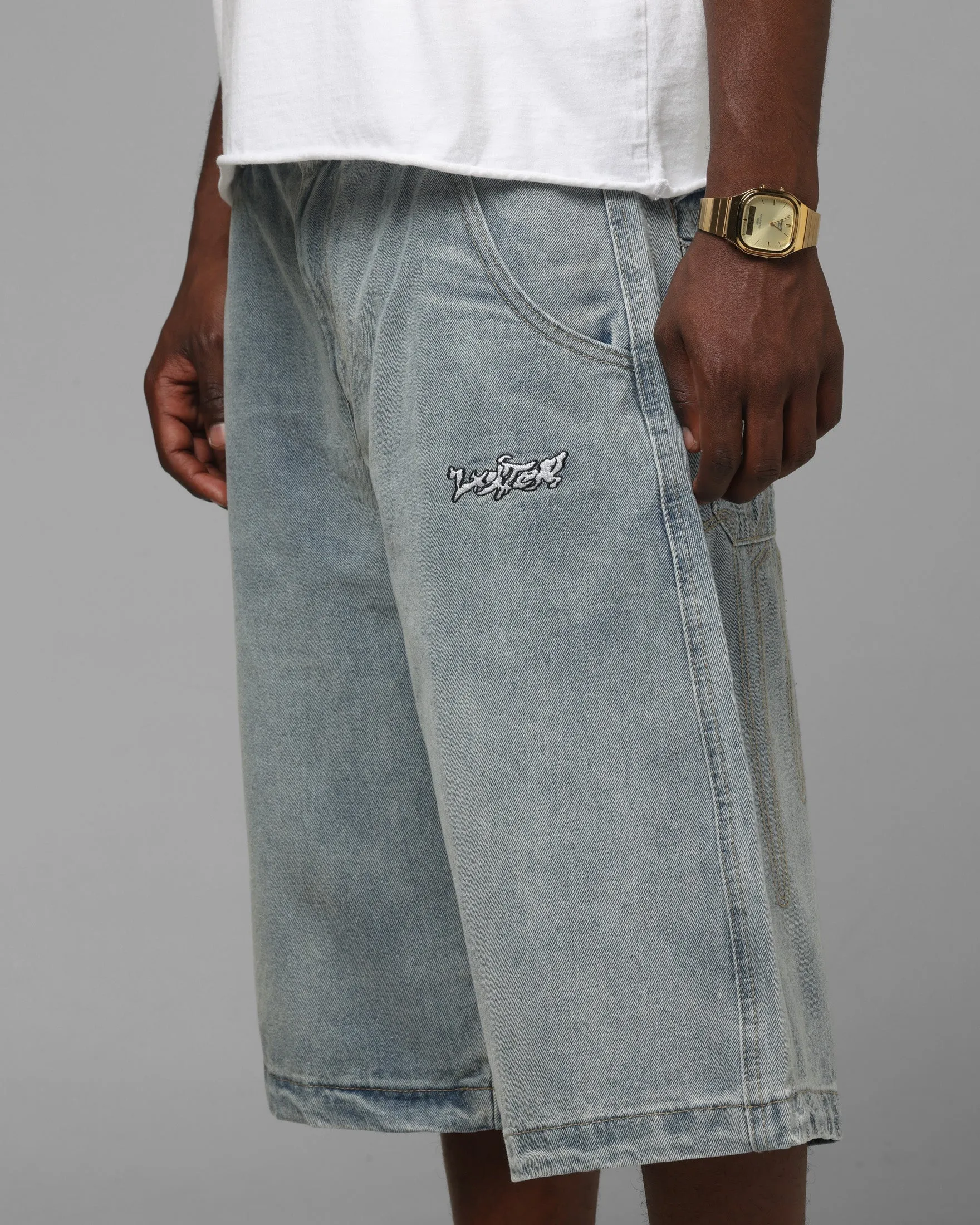 Loiter Star Born Jorts Light Blue sold by Culture Kings product image thumbnail 4