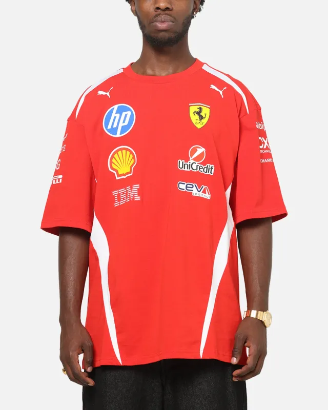 Puma X Scuderia Ferrari Replica Drivers T-Shirt Red made by Puma