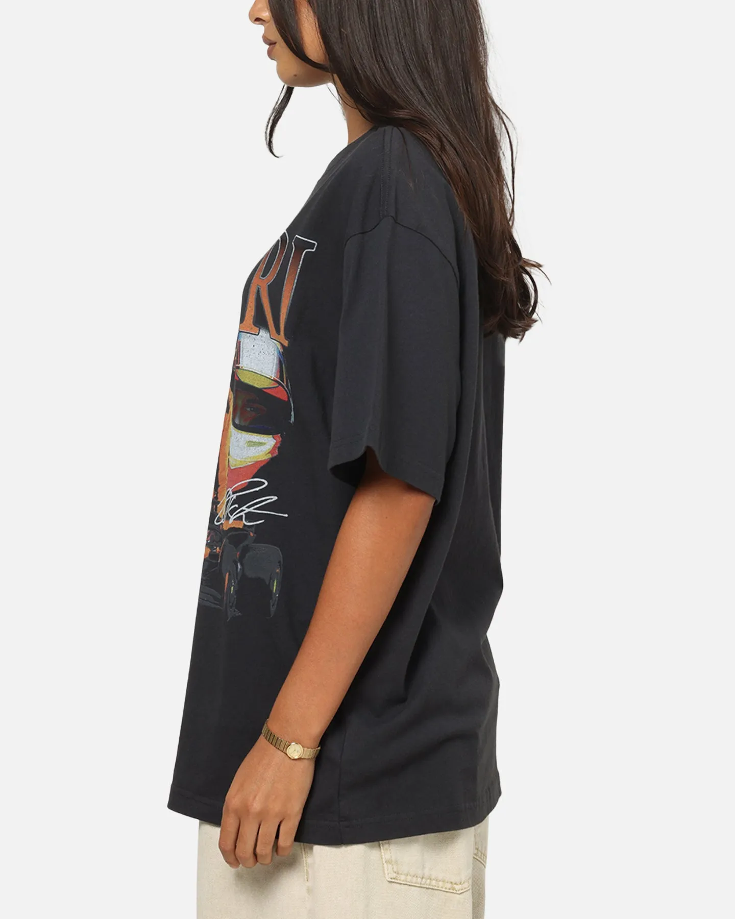 Mitchell & Ness X Mclaren F1 Team Bootleg Oscar Piastri T-Shirt Washed Black sold by Culture Kings product image thumbnail 5