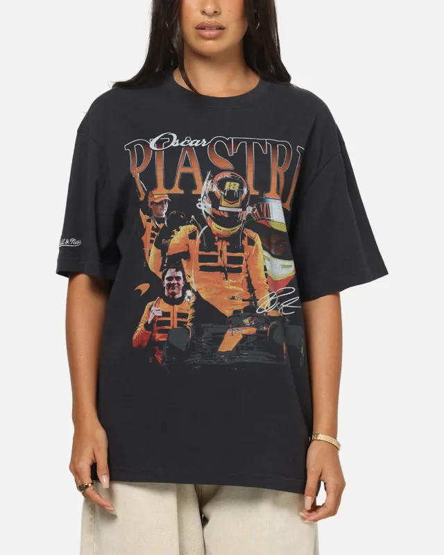 Mitchell & Ness X Mclaren F1 Team Bootleg Oscar Piastri T-Shirt Washed Black made by Mitchell & Ness