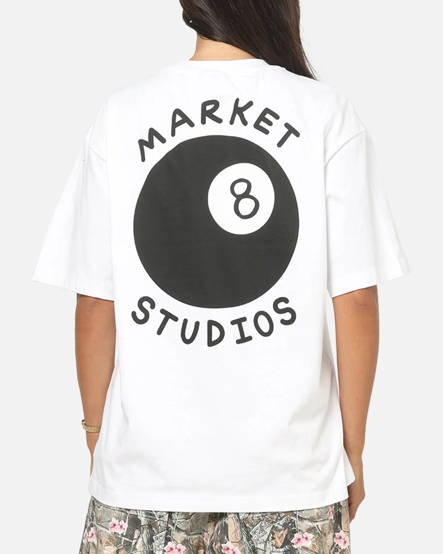 Market Eight Ball T-Shirt White sold by Culture Kings