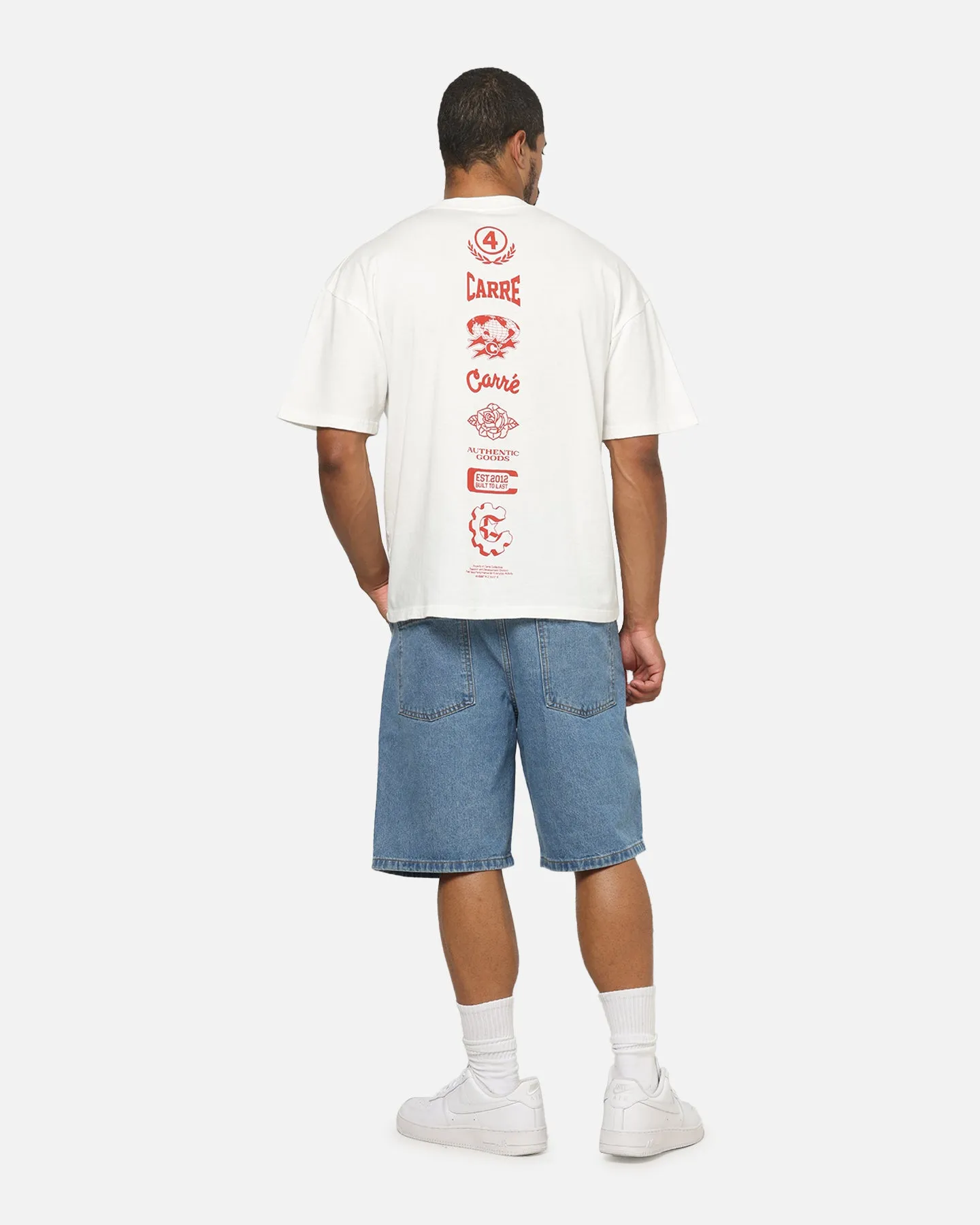 Carre Stacked Logo T-Shirt Off White sold by Culture Kings product image thumbnail 3