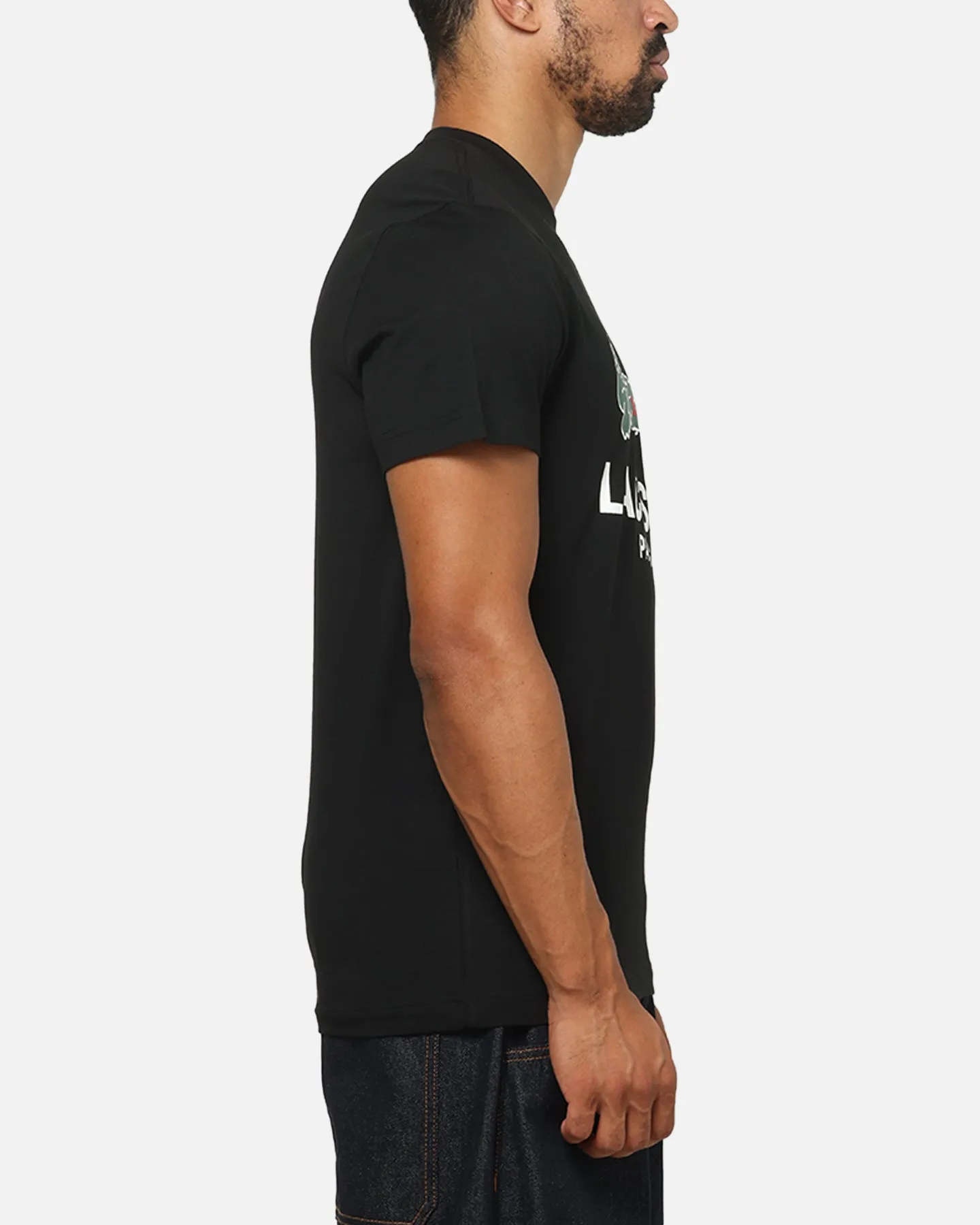 Lacoste Originals Croc Graphic T-Shirt Black sold by Culture Kings product image thumbnail 4