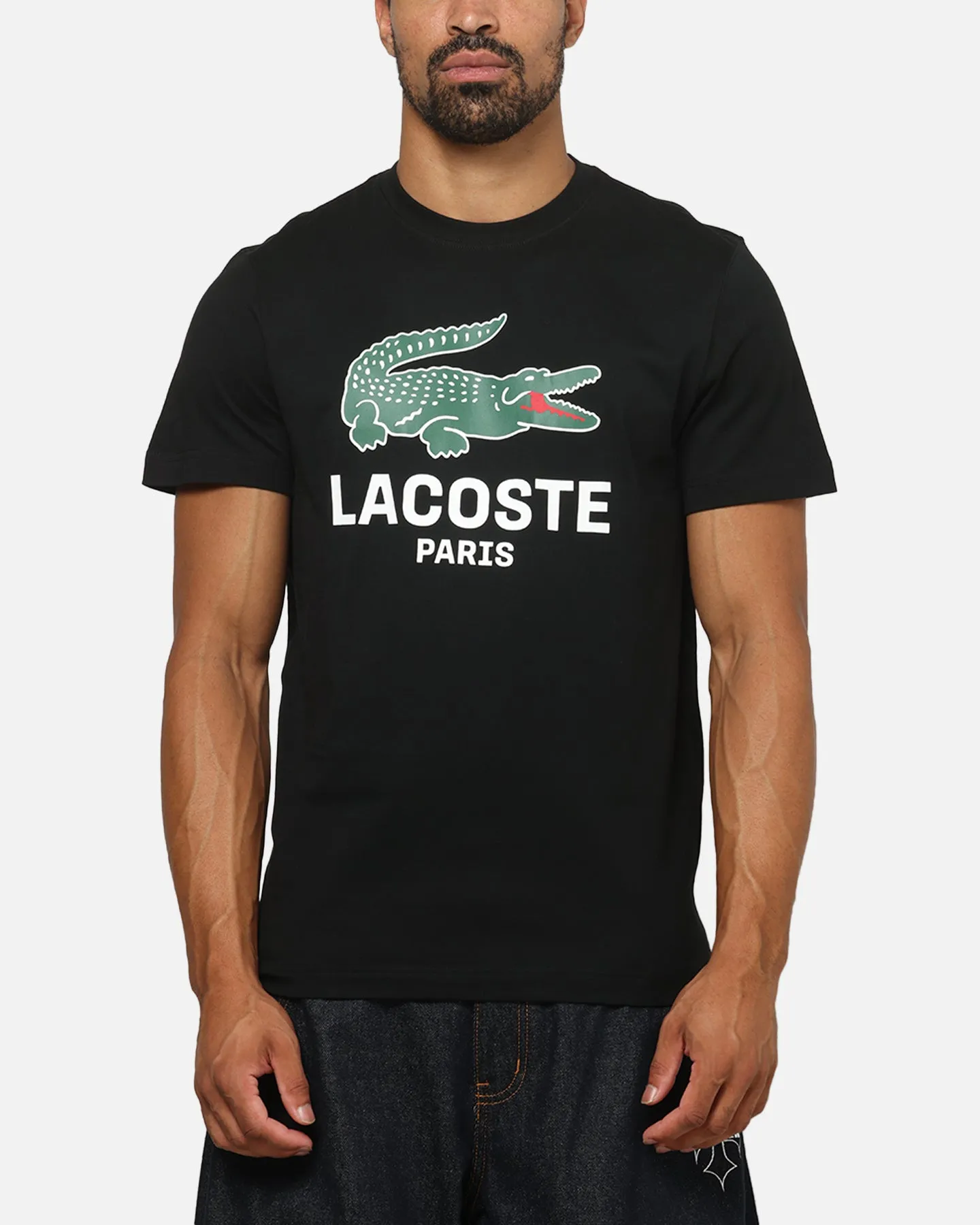 Lacoste Originals Croc Graphic T-Shirt Black sold by Culture Kings