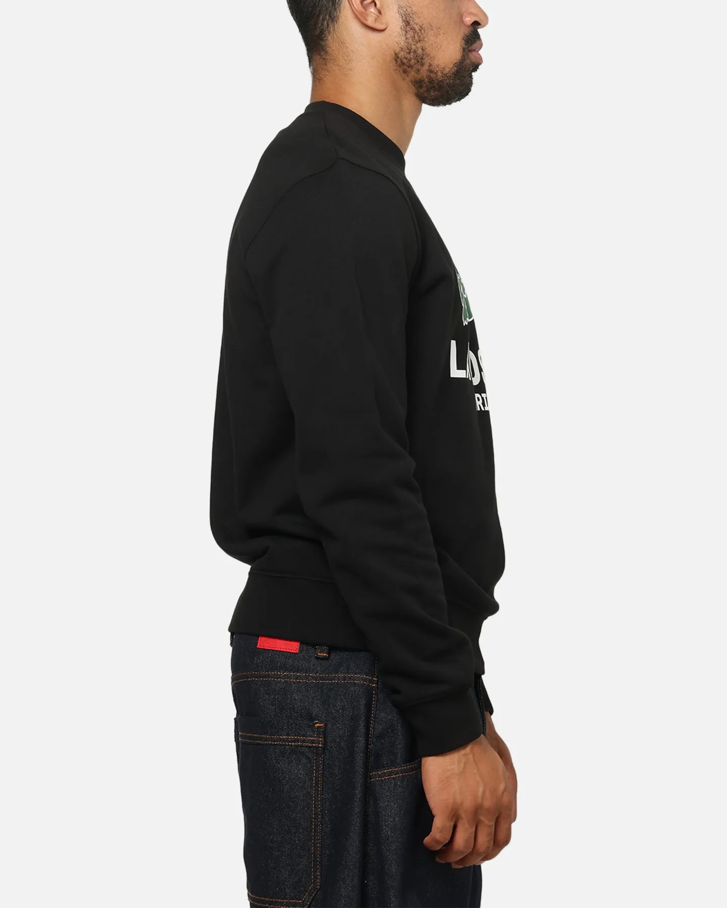 Lacoste Originals Croc Graphic Crewneck Black sold by Culture Kings product image thumbnail 4