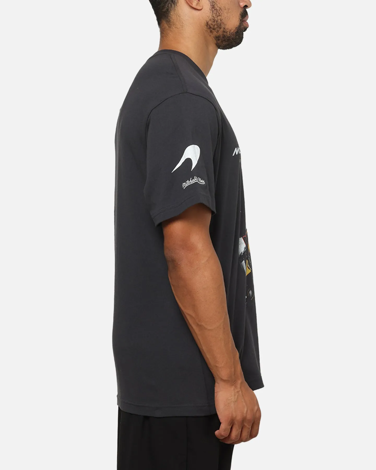 Mitchell & Ness X Mclaren F1 Team Birdseye Apex T-Shirt Washed Black sold by Culture Kings product image thumbnail 4