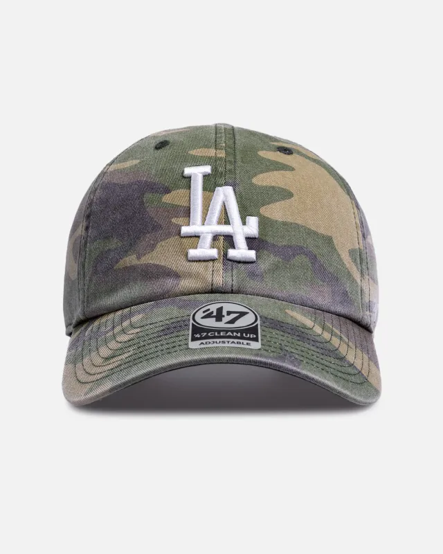 47 Brand Los Angeles Dodgers 'Camo' 47 Clean Up Strapback Camo sold by Culture Kings