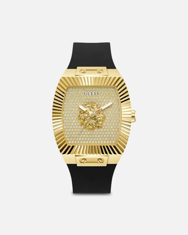 Guess Mainline Phoenix Watch Black/Gold sold by Culture Kings