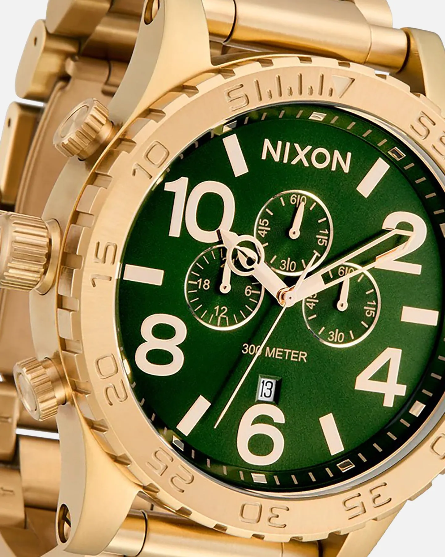 Nixon 51-30 Chrono Gold/Green sold by Culture Kings product image thumbnail 2