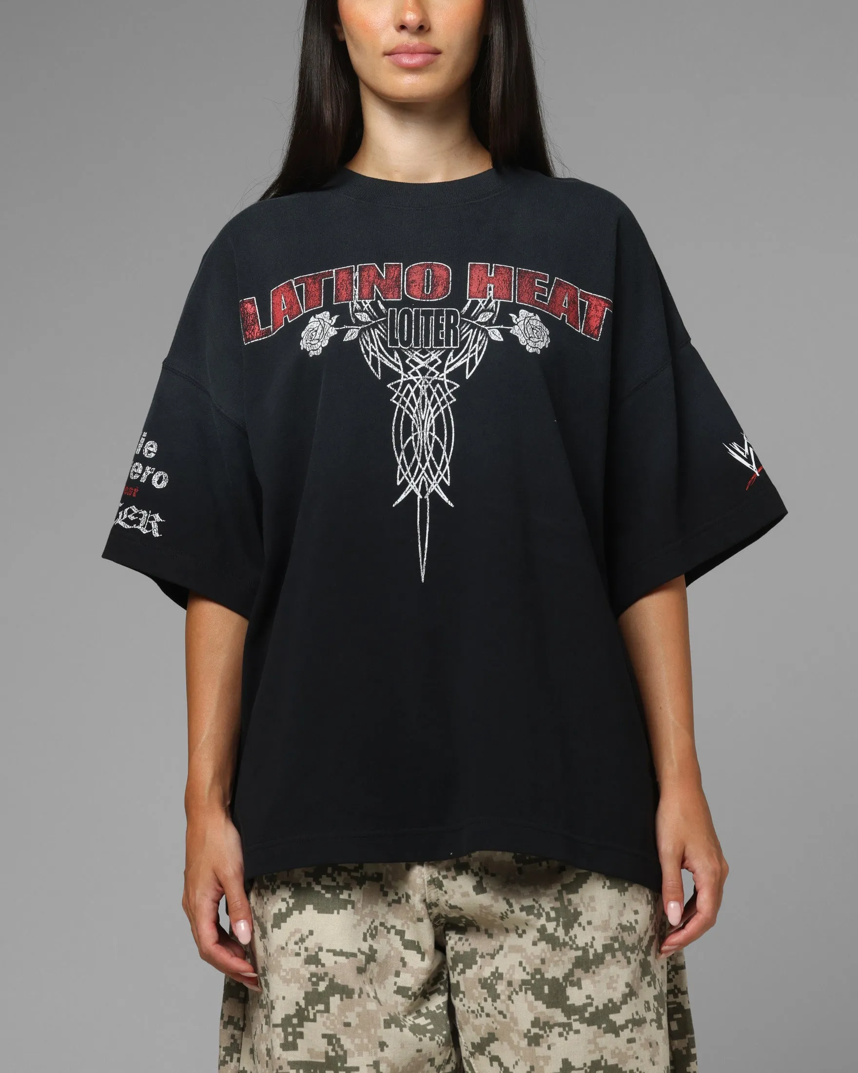 Loiter X WWE Eddie Guerrero Vintage T-Shirt Black sold by Culture Kings product image thumbnail 2