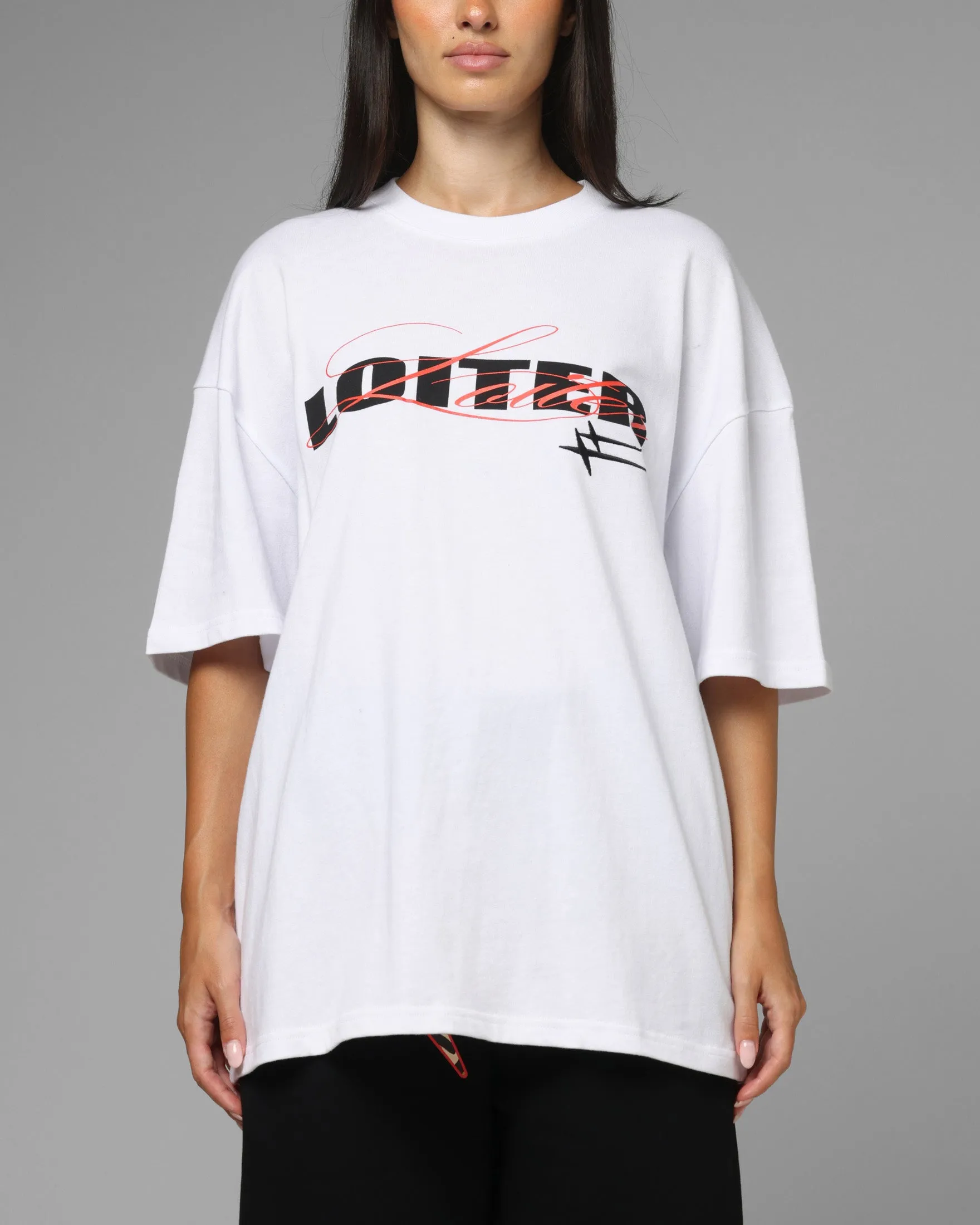 Loiter Redline T-Shirt White sold by Culture Kings product image thumbnail 2