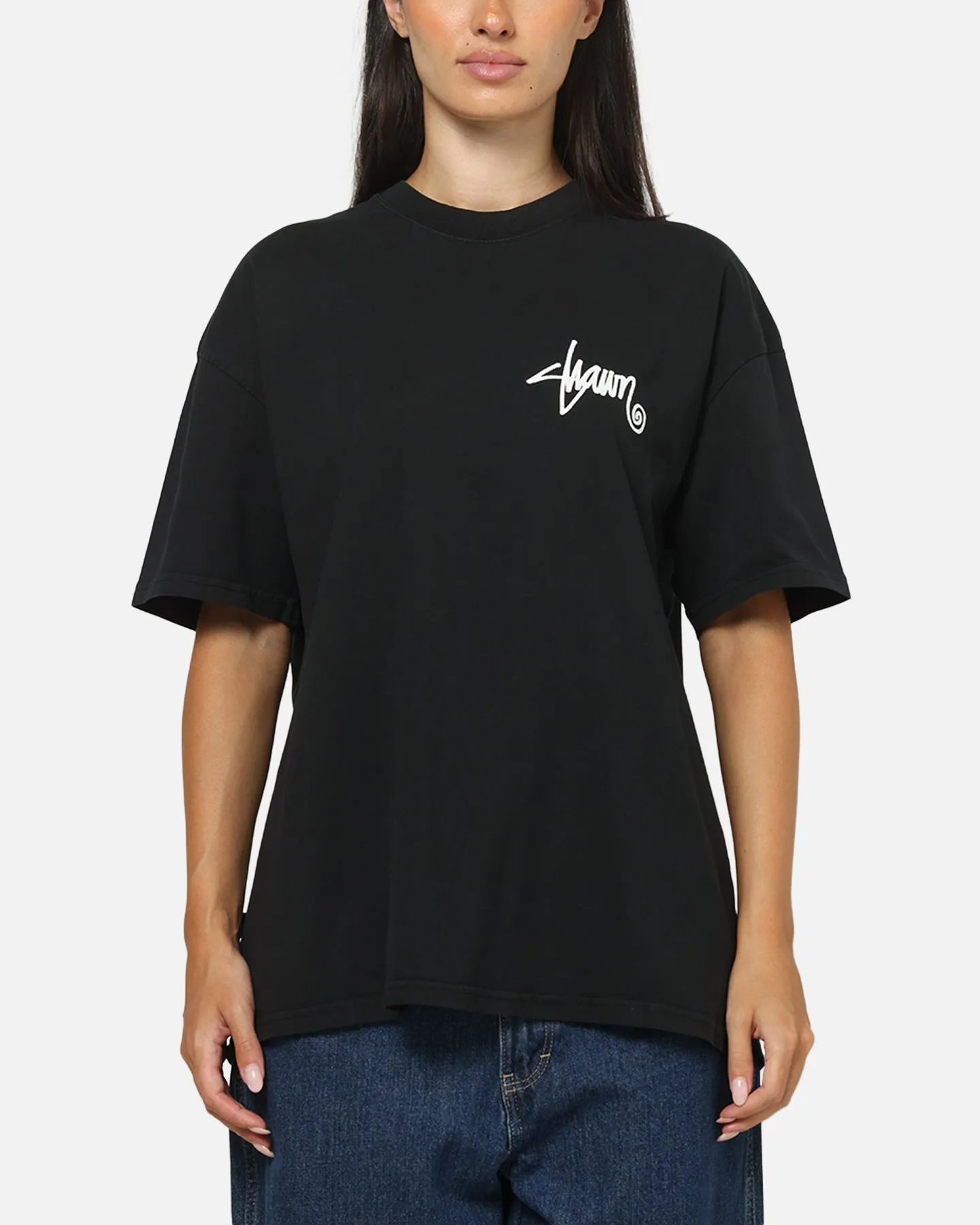 S Double Shawn Script T-Shirt Black sold by Culture Kings product image thumbnail 2