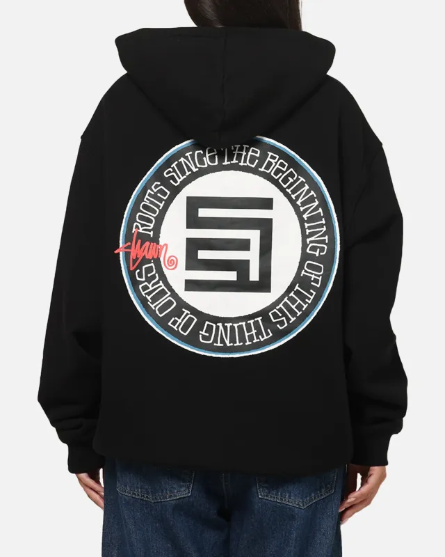 S Double Roots Dot Hoodie Black sold by Culture Kings