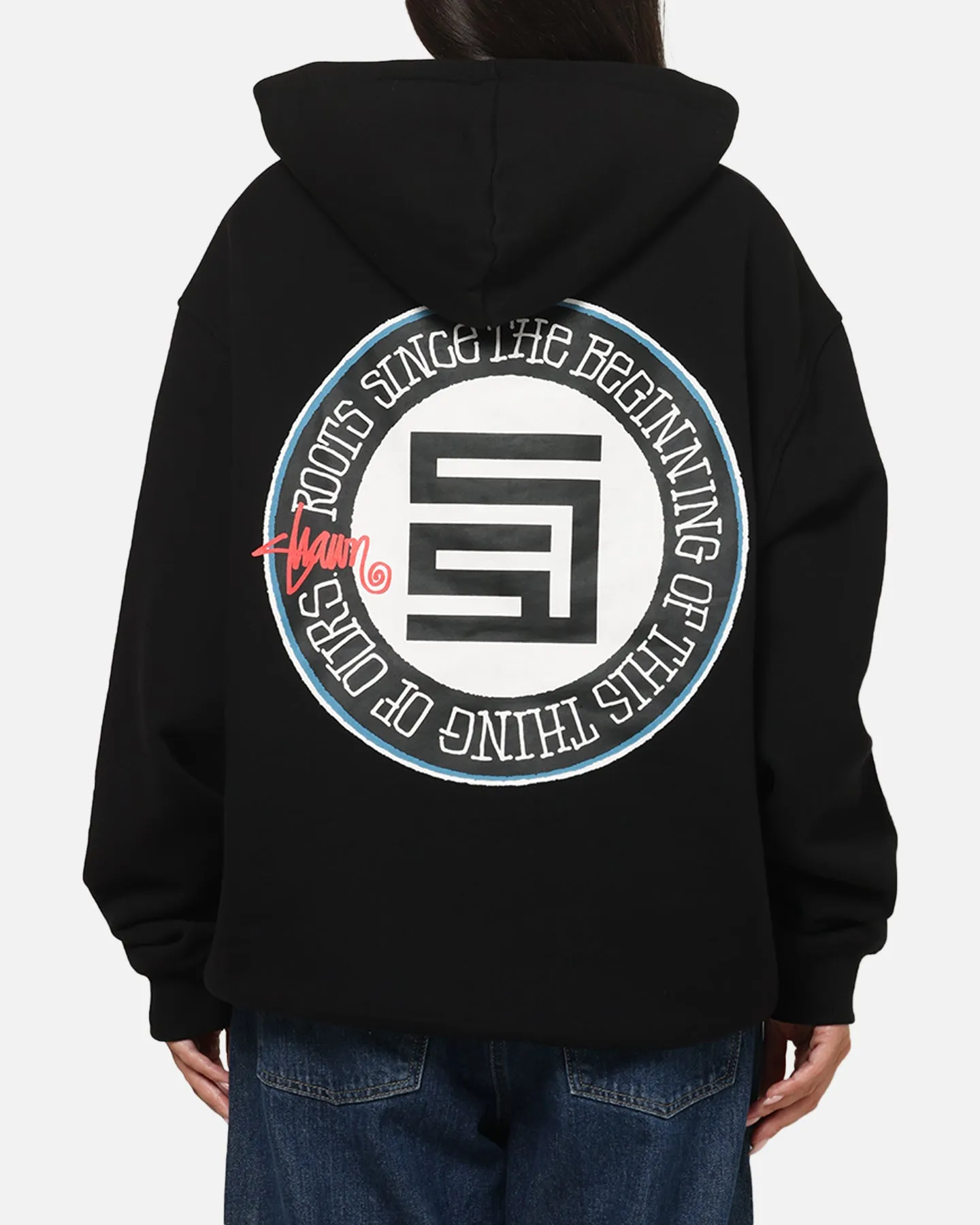 S Double Roots Dot Hoodie Black sold by Culture Kings