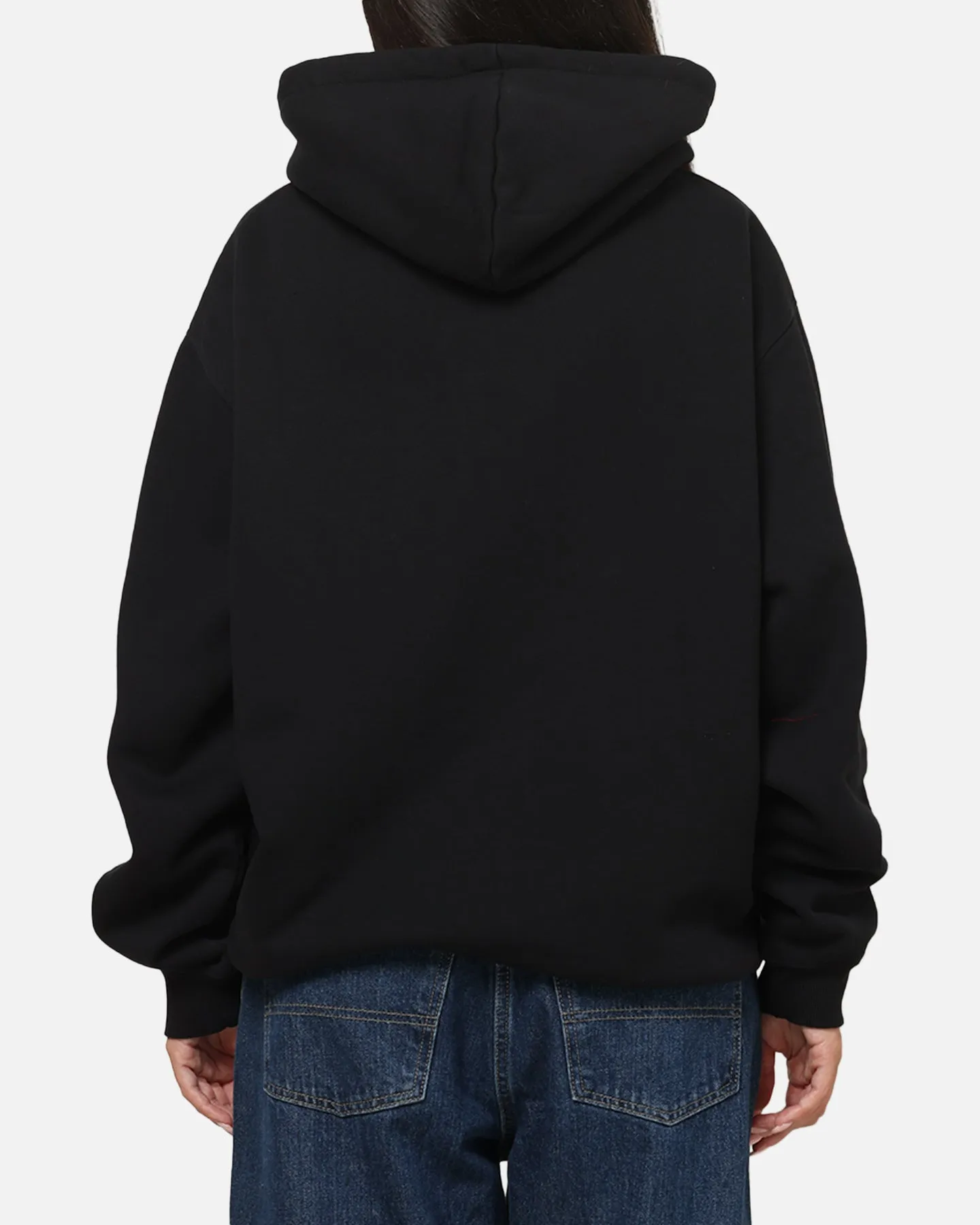 S Double Mid Block Fleece Hoodie Black sold by Culture Kings product image thumbnail 3