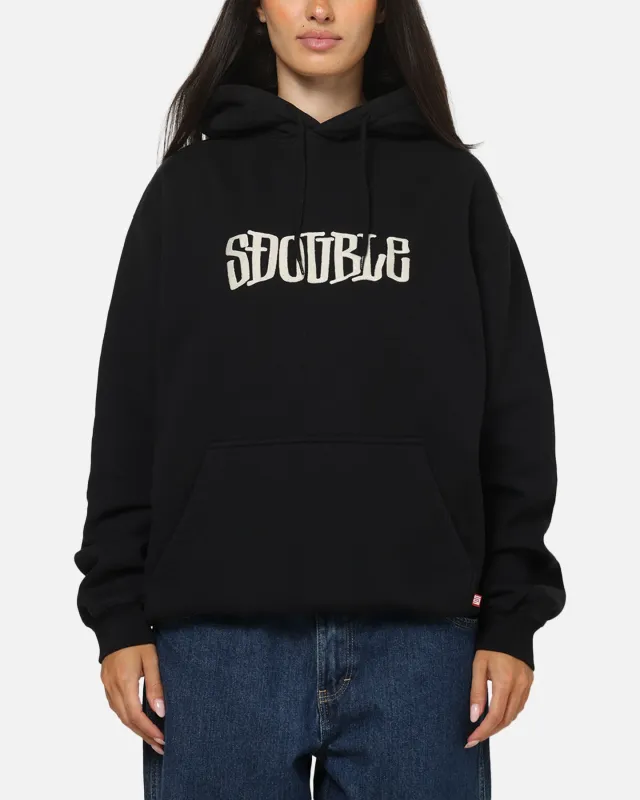 S Double Mid Block Fleece Hoodie Black sold by Culture Kings