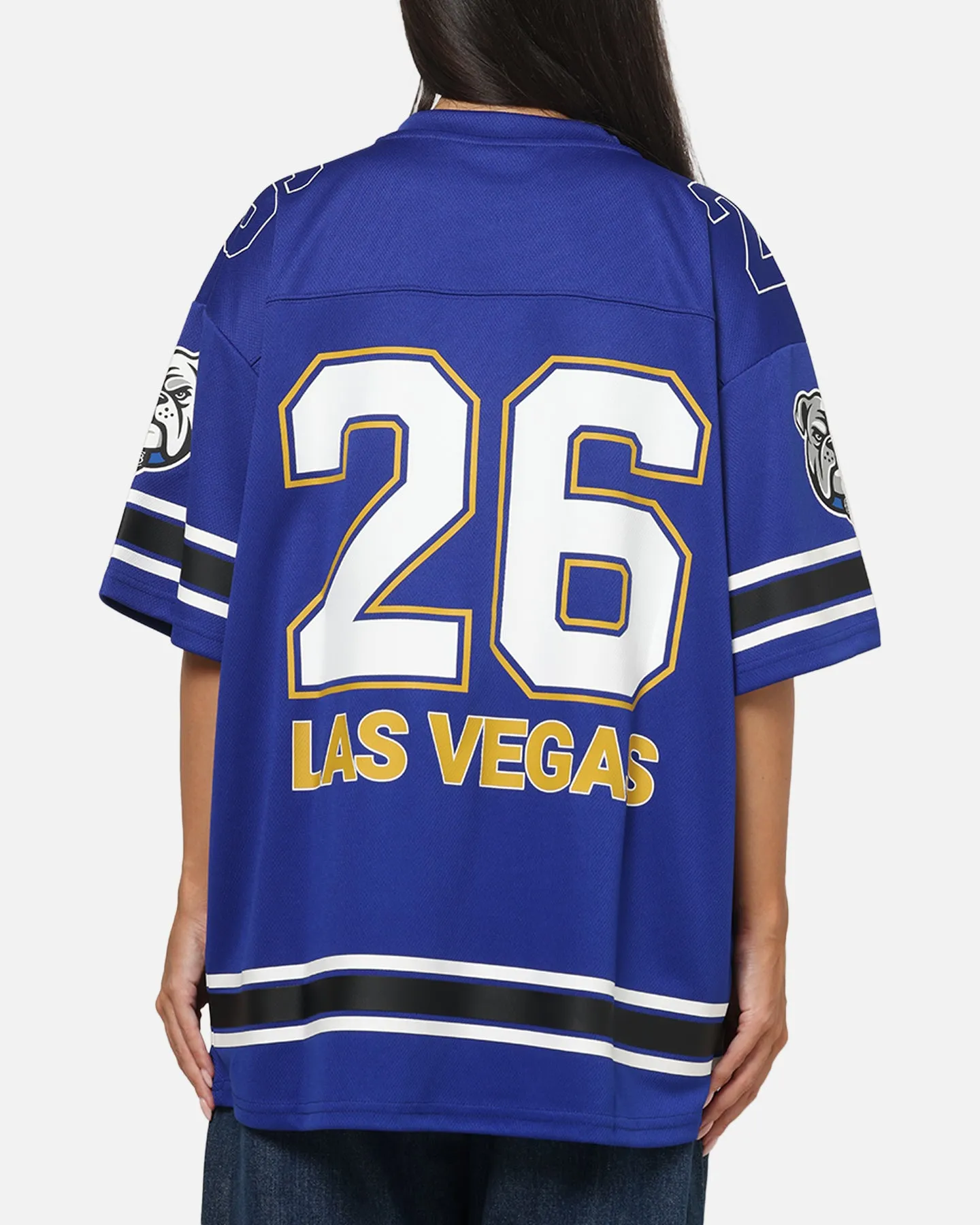 Bleacher Athletic Canterbury-Bankstown Bulldogs NRL Vegas Round 2026 Jersey Blue sold by Culture Kings product image thumbnail 2