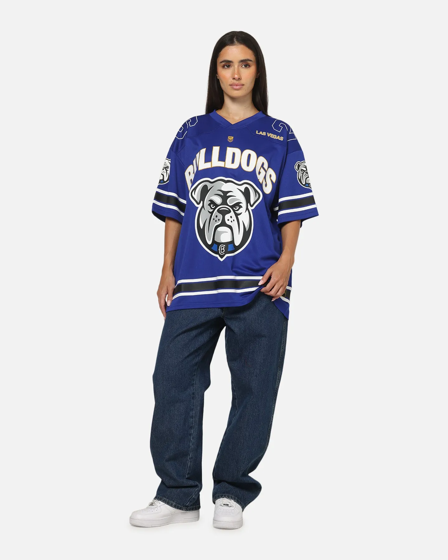 Bleacher Athletic Canterbury-Bankstown Bulldogs NRL Vegas Round 2026 Jersey Blue sold by Culture Kings product image thumbnail 3