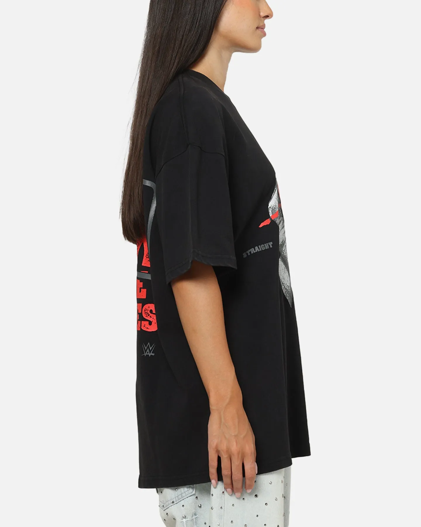 73Studio X WWE CM Punk My Life Rules Vintage T-Shirt Black Acidwash sold by Culture Kings product image thumbnail 5