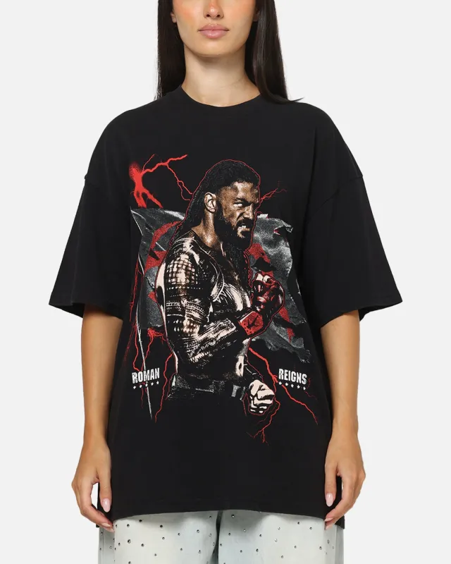 73Studio X WWE Roman Reigns Vintage T-Shirt Black Acidwash made by Culture Kings